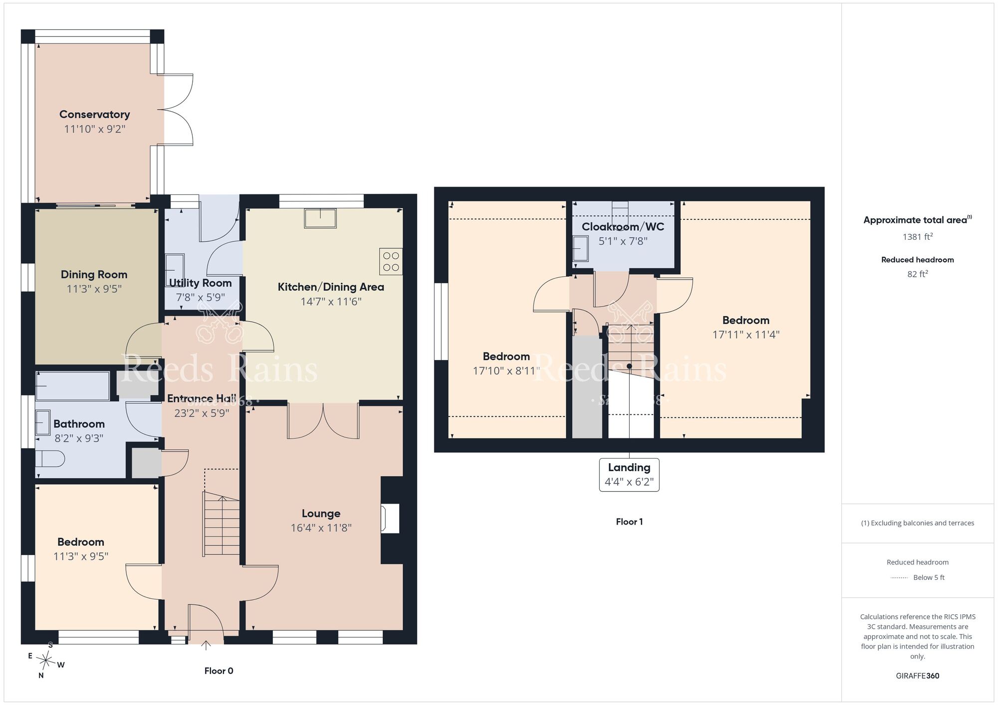Floorplan of 3 bedroom Semi Detached Bungalow for sale, Copperwood Walk, Carrickfergus, County Antrim, BT38