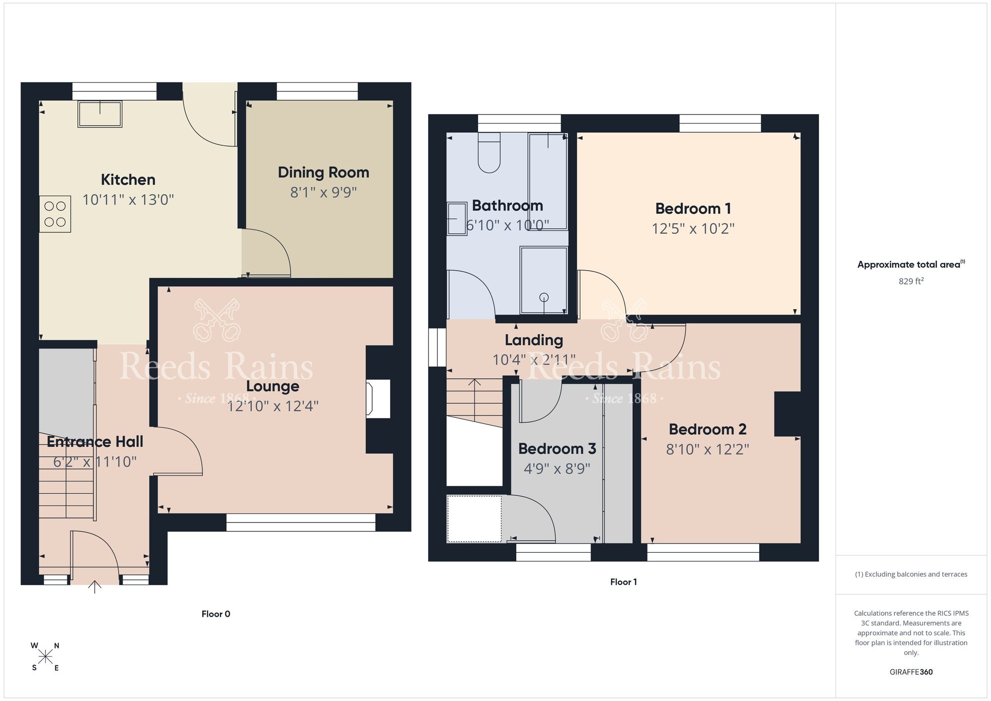 Floorplan of 3 bedroom Semi Detached House for sale, Tudor Road, Carrickfergus, County Antrim, BT38