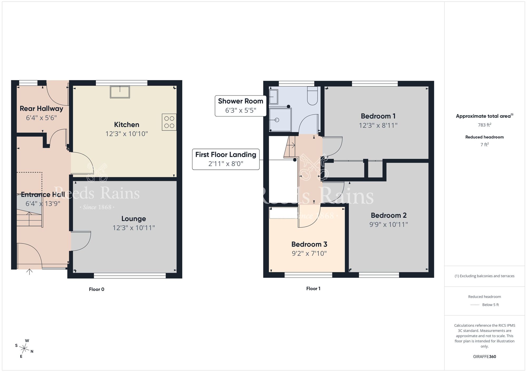 Floorplan of 3 bedroom Semi Detached House for sale, Ashvale Park, Islandmagee, County Antrim, BT40