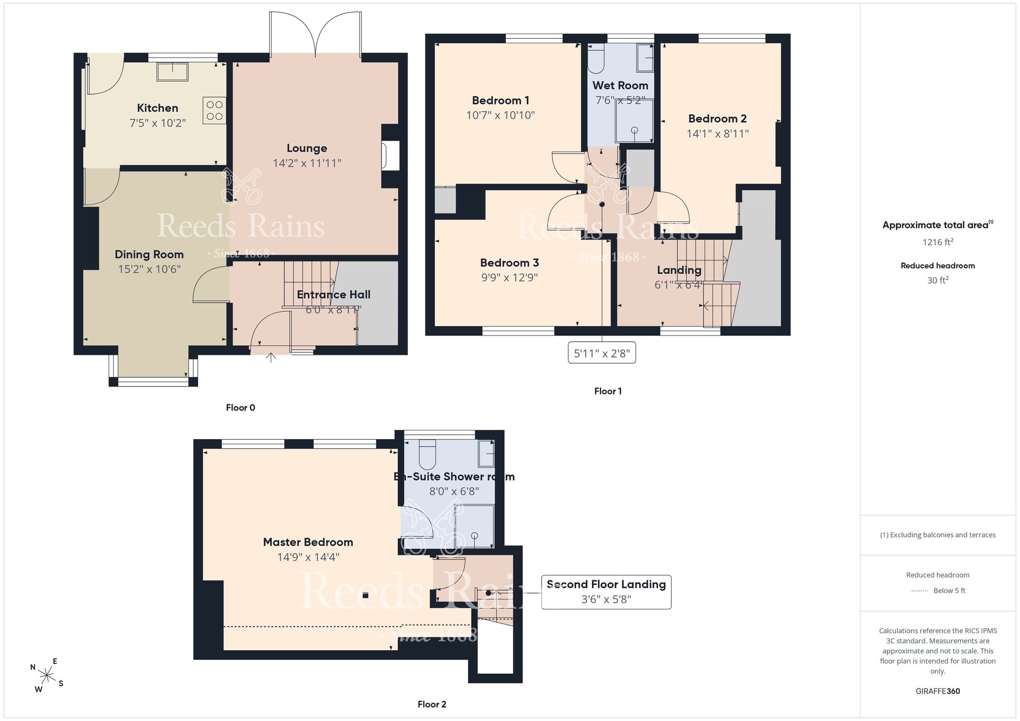 Floorplan of 4 bedroom Mid Terrace House for sale, Glenkeen Avenue, Greenisland, County Antrim, BT38