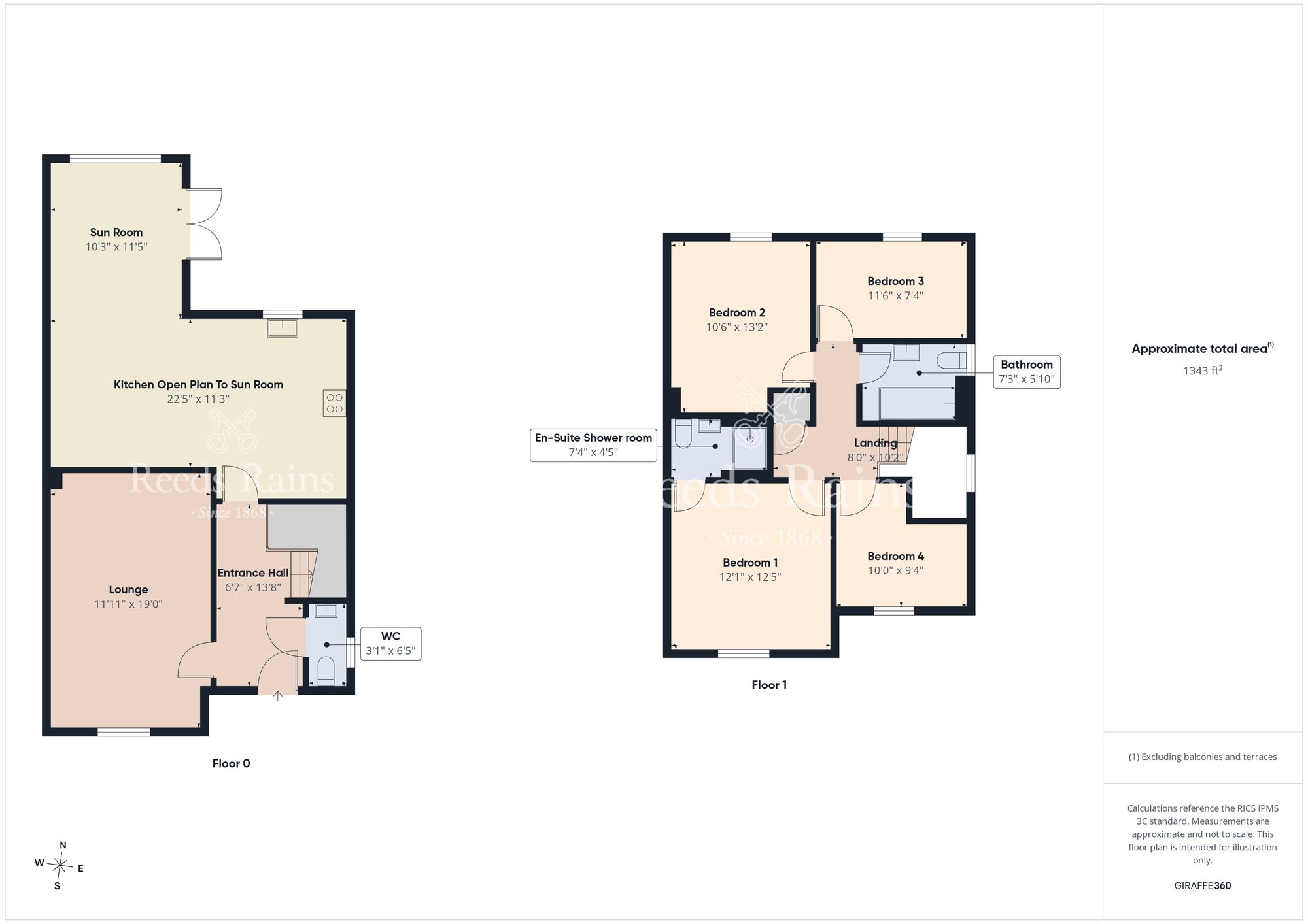 Floorplan of 4 bedroom Semi Detached House for sale, Bashford Park Drive, Carrickfergus, County Antrim, BT38