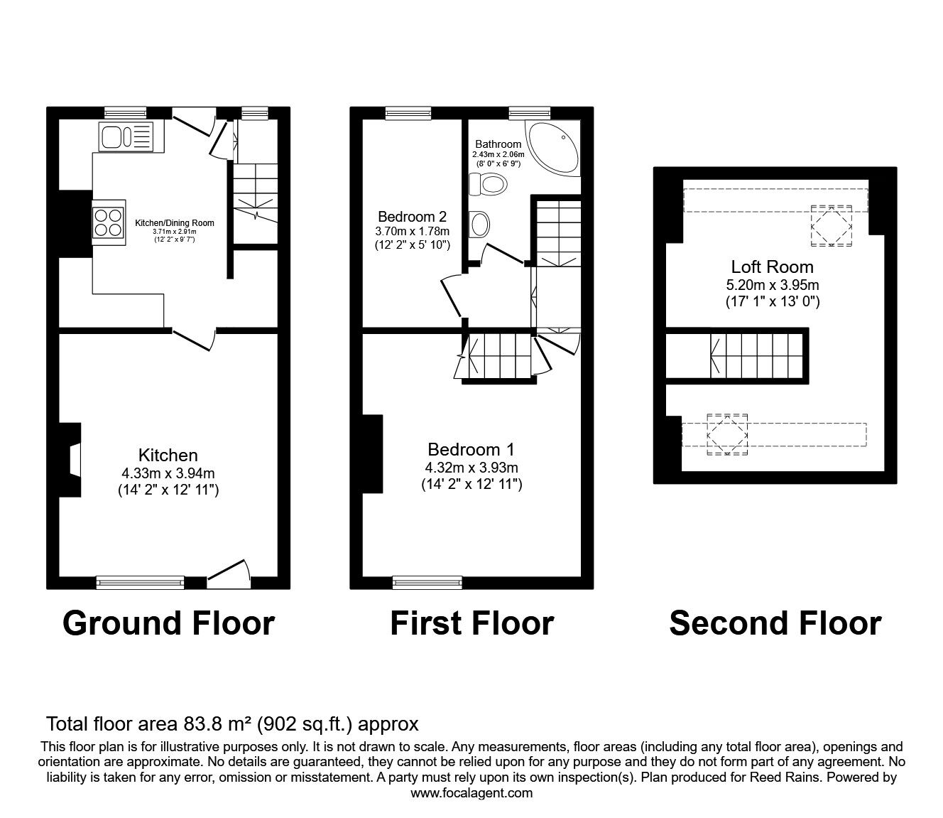 2 bedroom Mid Terrace House for sale, William Street, Castleford, WF10
