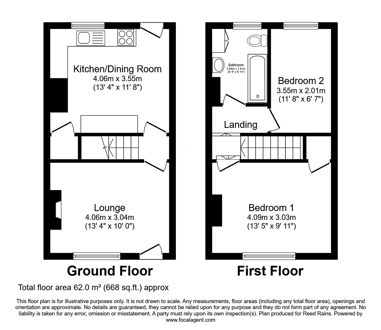 2 bedroom Mid Terrace House for sale, New Street, Kippax, LS25 £130,000