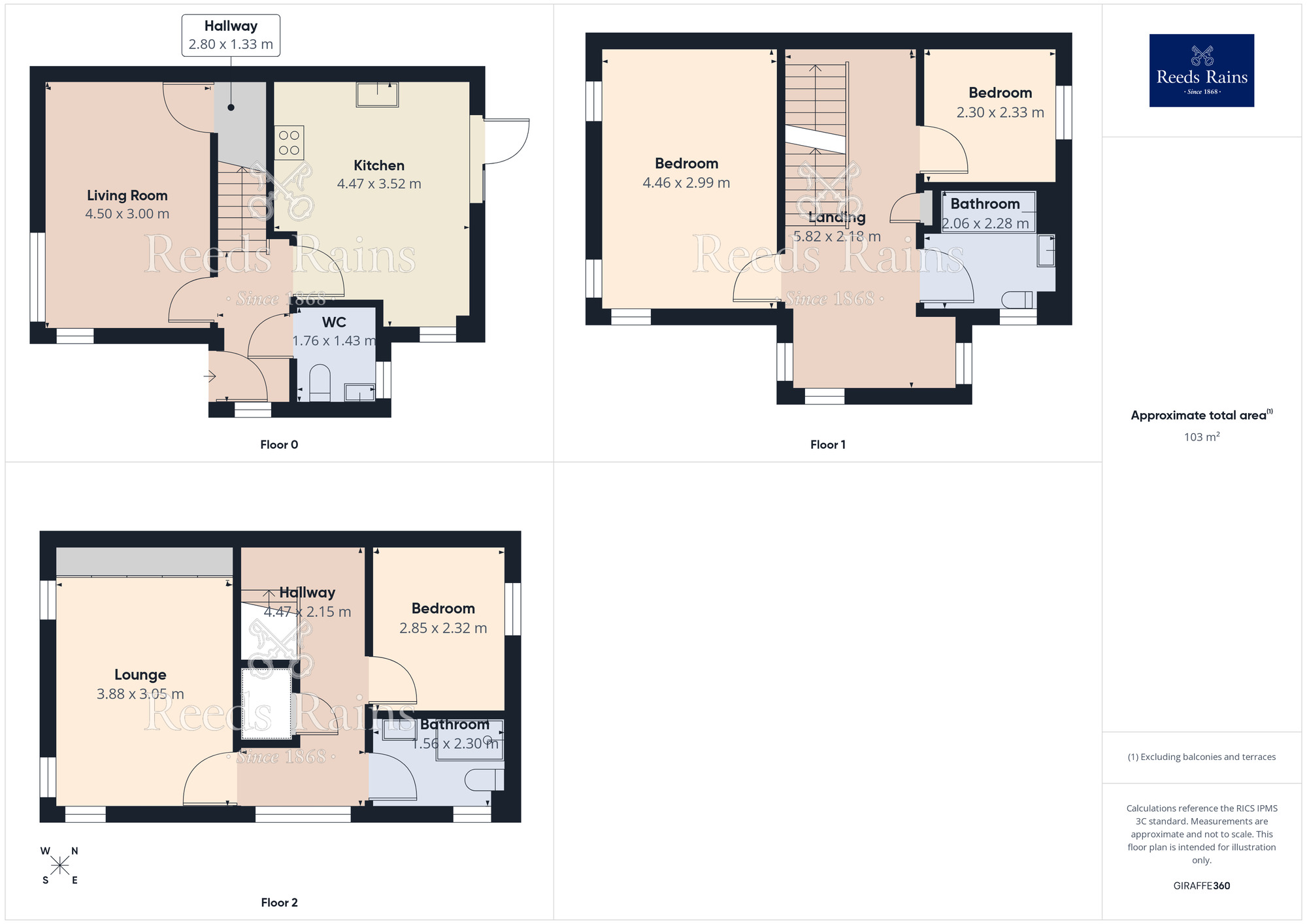 Floorplan of 4 bedroom Semi Detached House for sale, Haigh Moor Way, Allerton Bywater, West Yorkshire, WF10