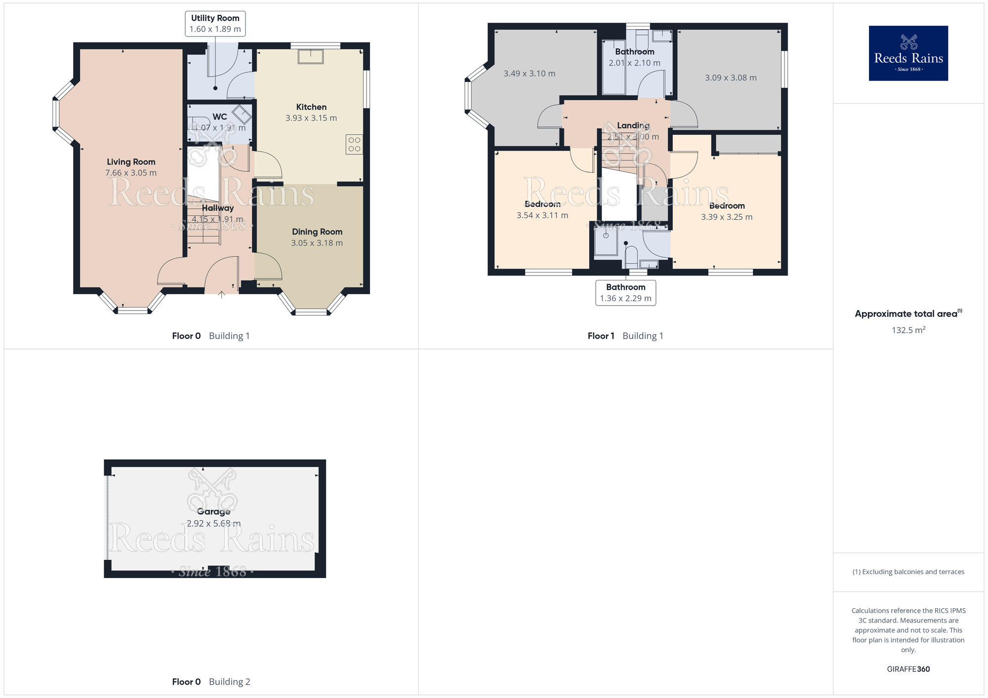 Floorplan of 4 bedroom Detached House for sale, Wheldon Road, Castleford, West Yorkshire, WF10
