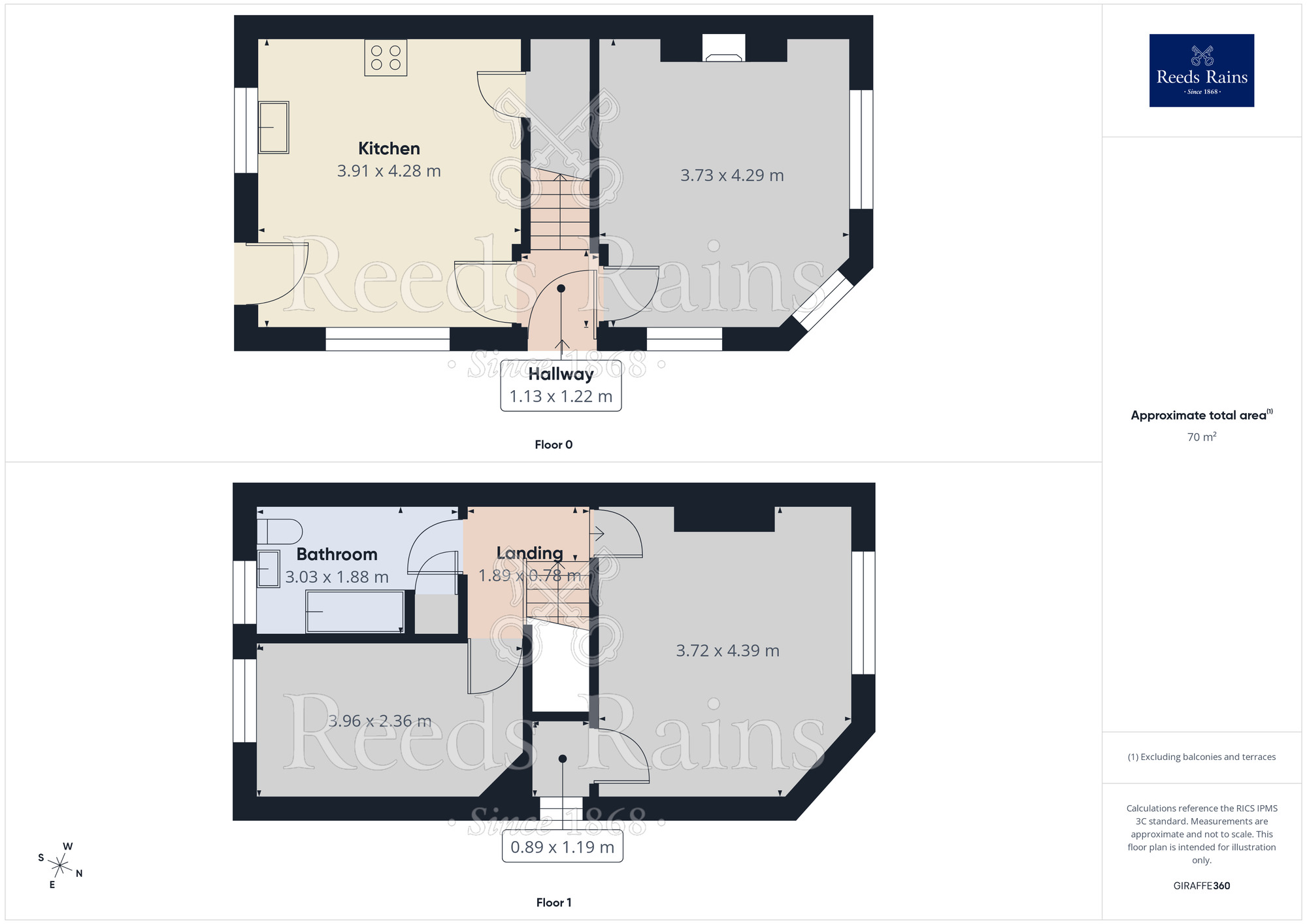 Floorplan of 2 bedroom End Terrace House for sale, Cross Street, Savile Road, West Yorkshire, WF10