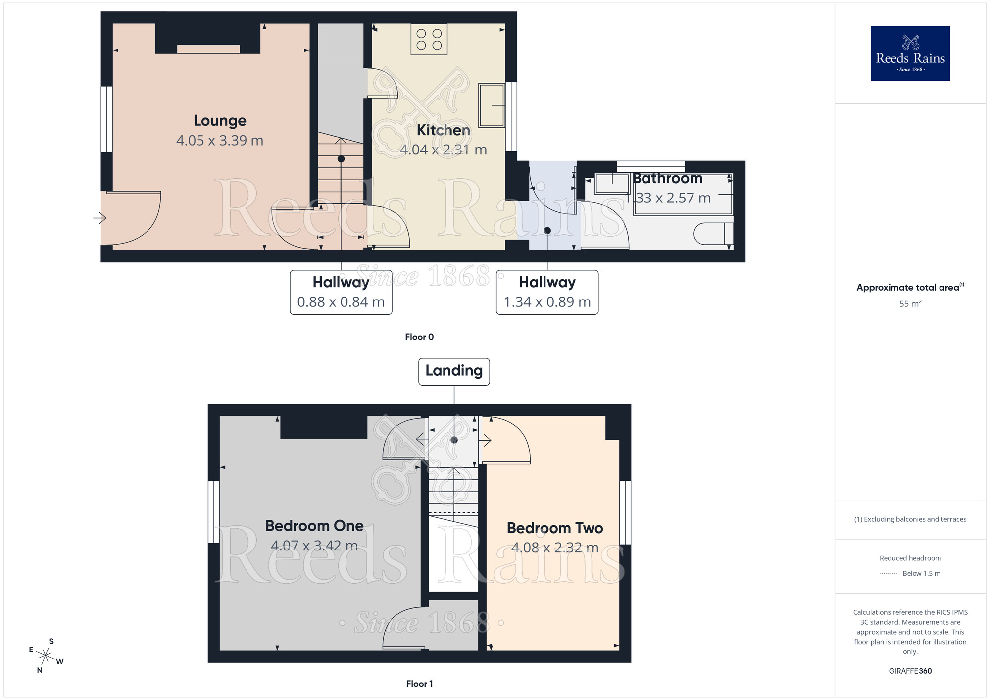 Floorplan of 2 bedroom Mid Terrace House to rent, Cannon Street, Castleford, West Yorkshire, WF10