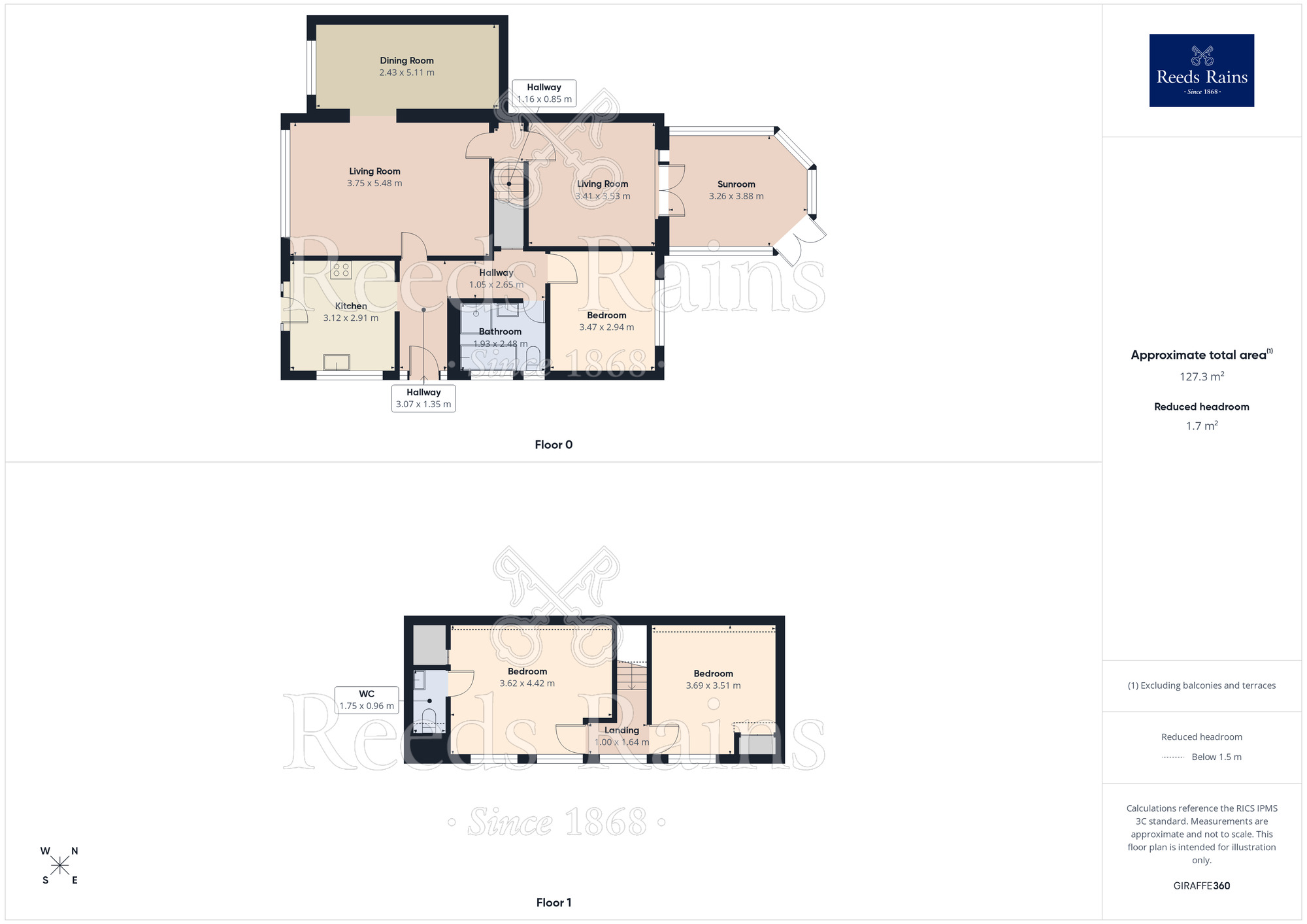 Floorplan of 3 bedroom Detached House for sale, Lower Mickletown, Methley, West Yorkshire, LS26