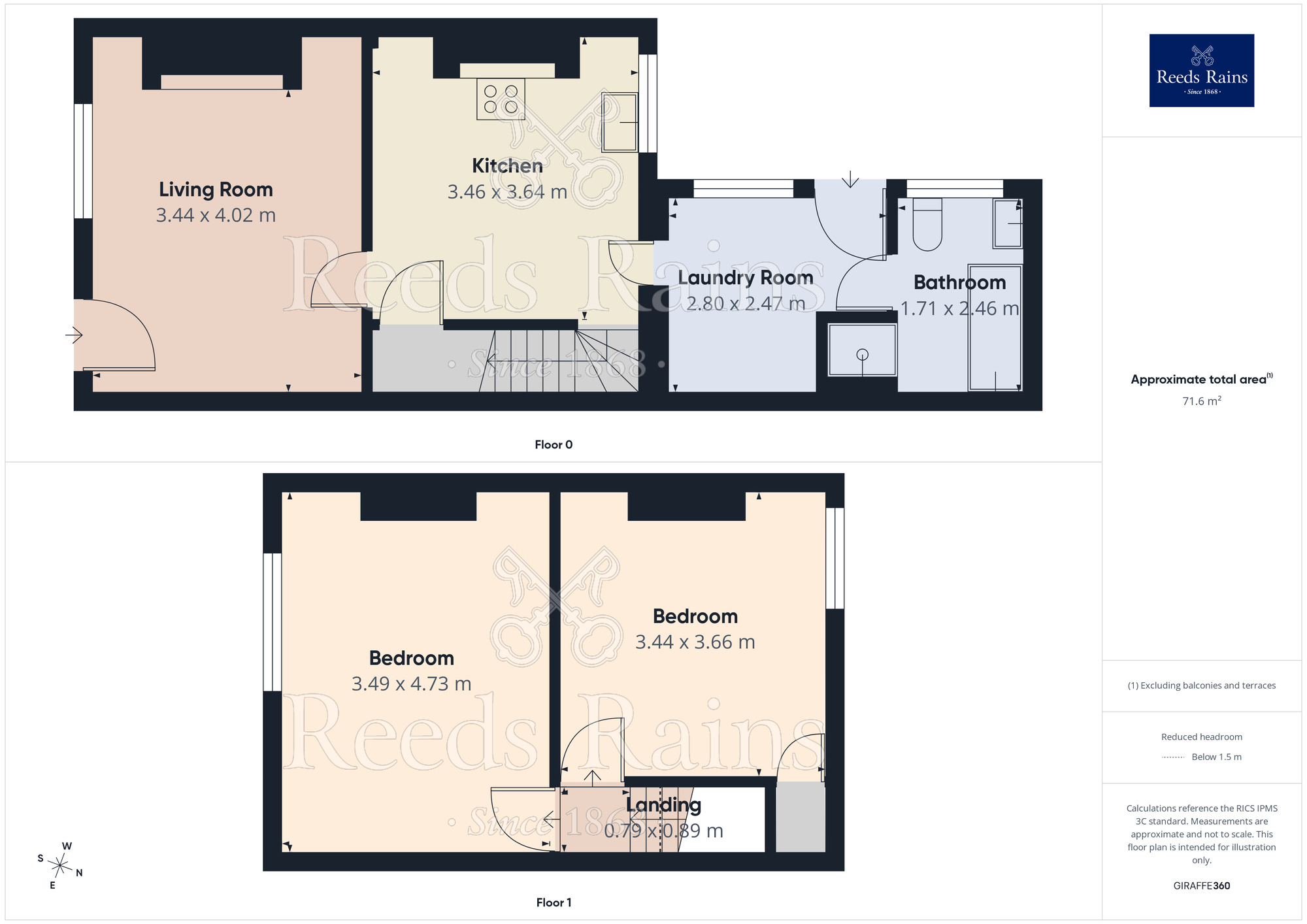 Floorplan of 2 bedroom Mid Terrace House for sale, William Street, Castleford, West Yorkshire, WF10