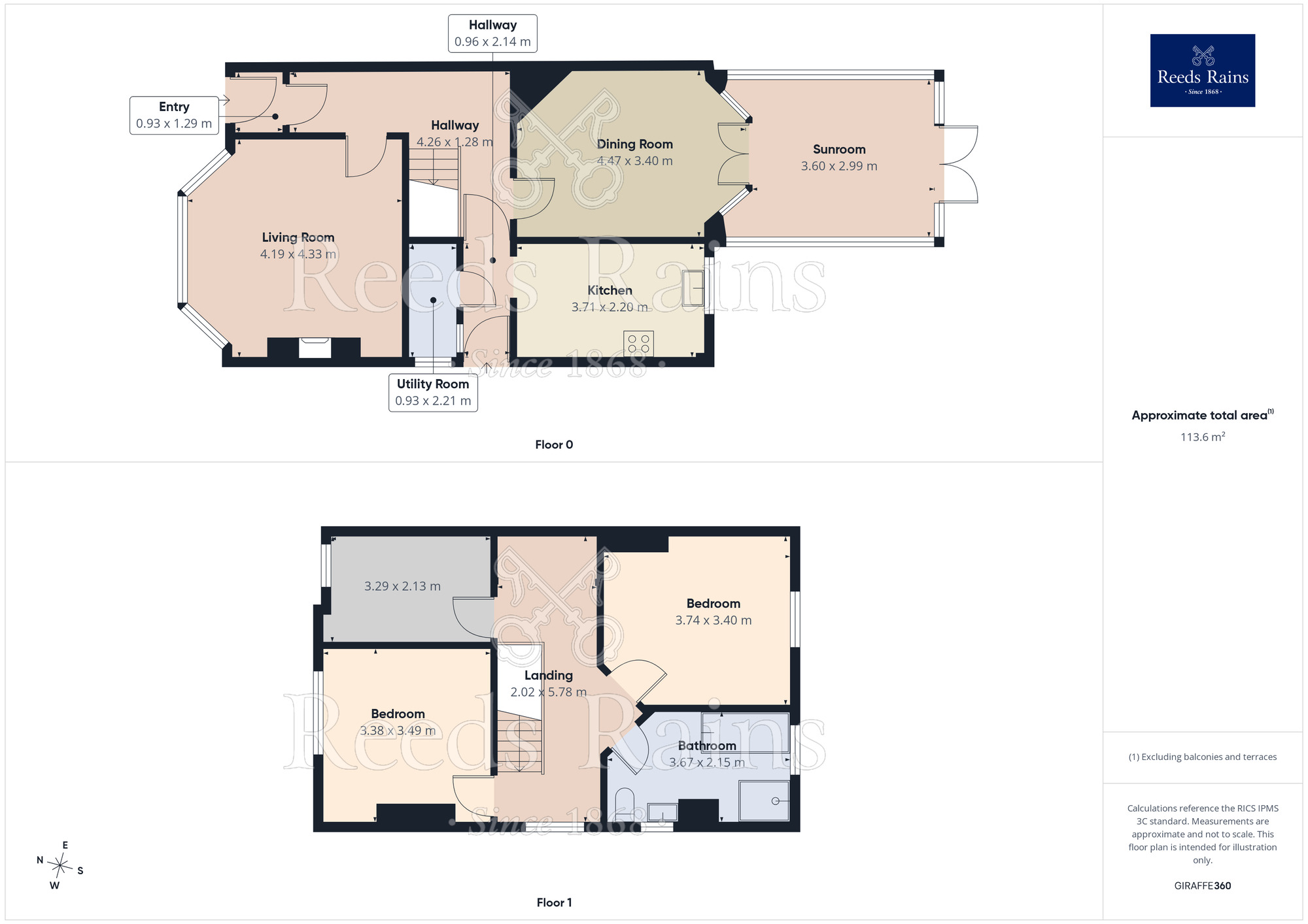 Floorplan of 3 bedroom Semi Detached House for sale, Lumley Street, Castleford, West Yorkshire, WF10