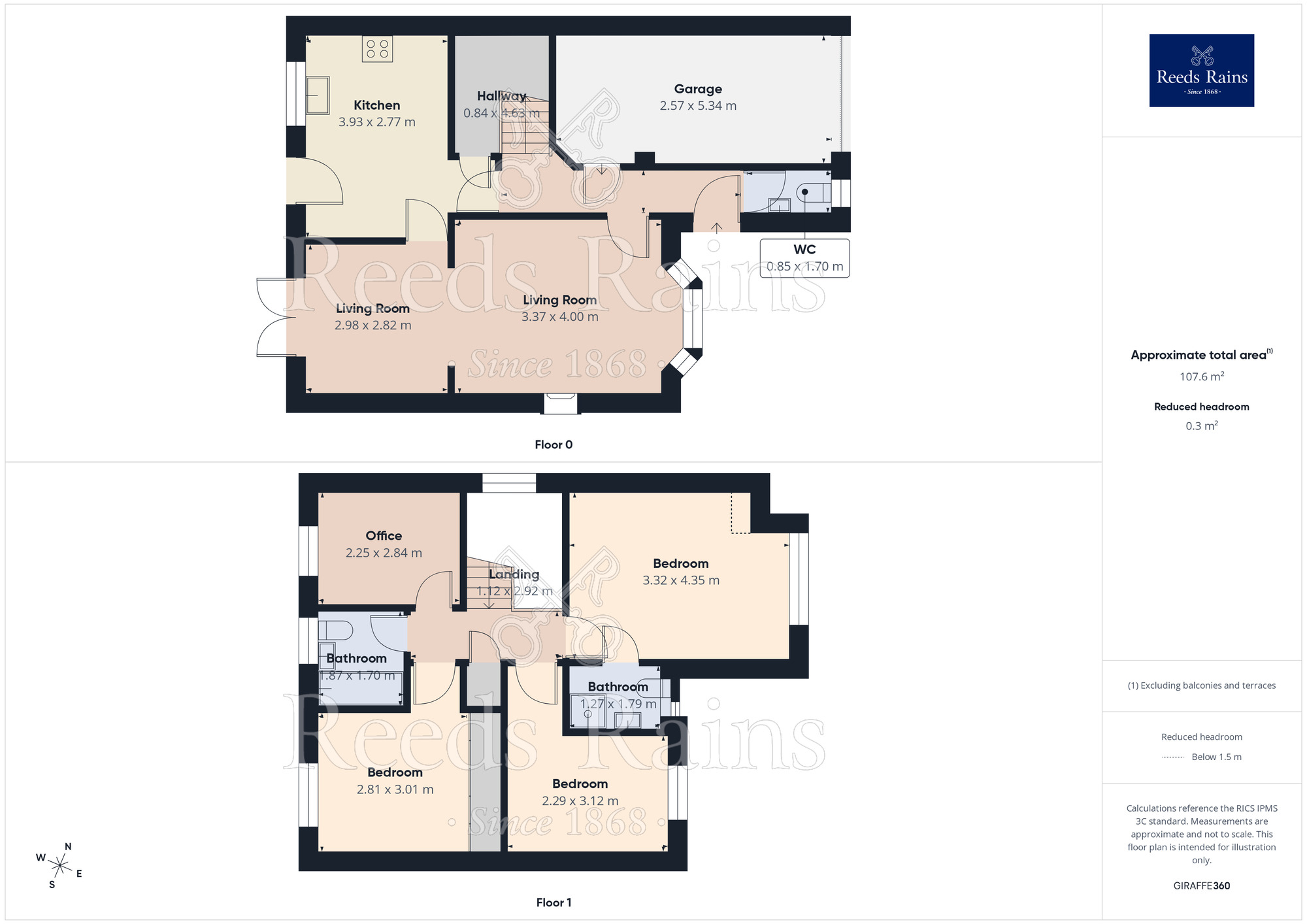Floorplan of 4 bedroom Detached House for sale, Stevenson Avenue, Castleford, West Yorkshire, WF10