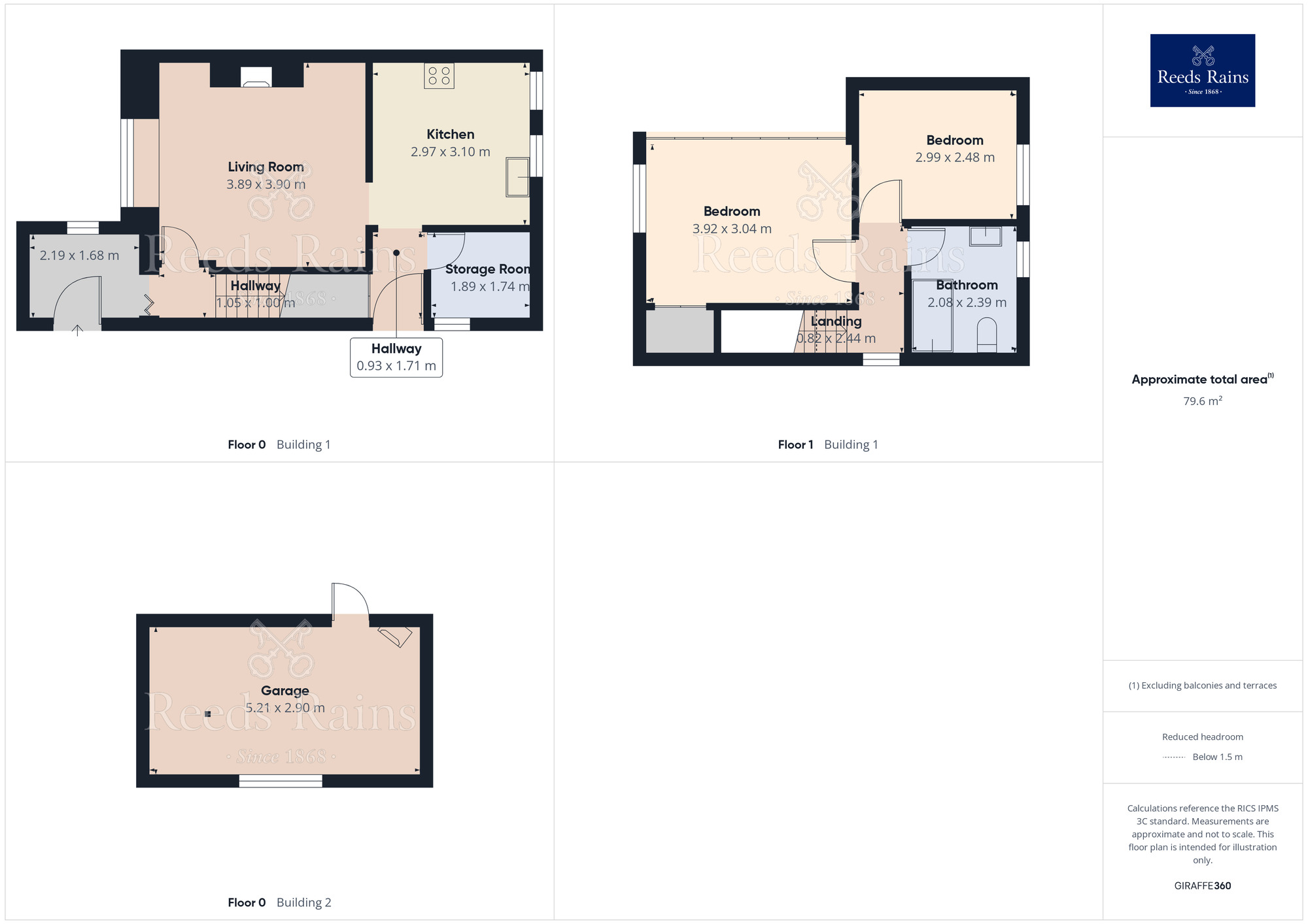 Floorplan of 2 bedroom Semi Detached House for sale, Wheatcroft, Castleford, West Yorkshire, WF10