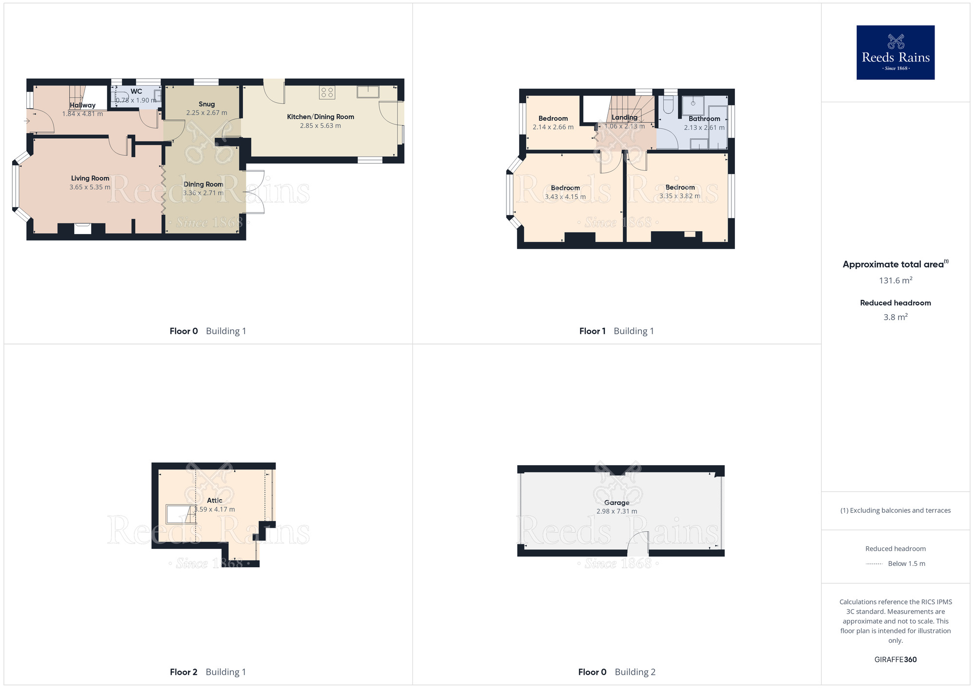 Floorplan of 3 bedroom Semi Detached House for sale, Hill Road, Castleford, West Yorkshire, WF10
