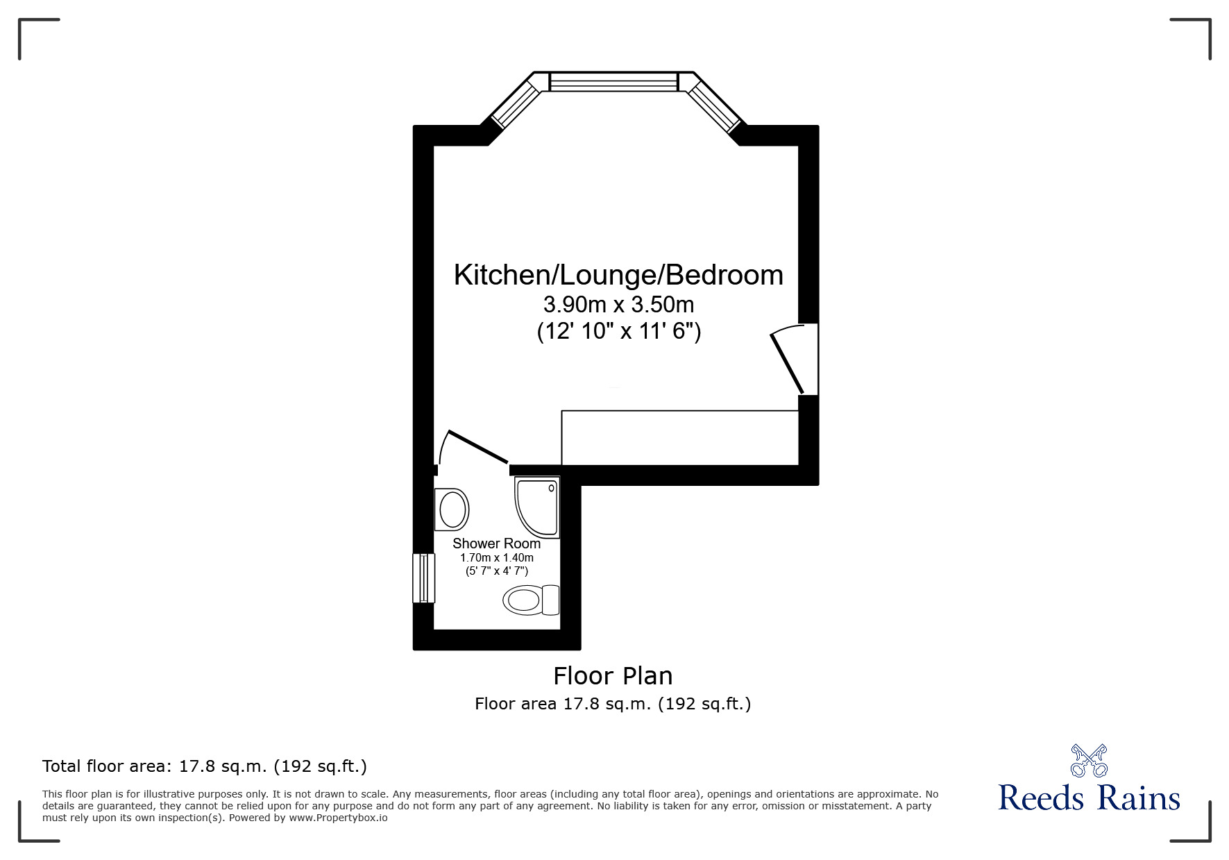 Floorplan of  Flat for sale, Blythe Hill, London, SE6