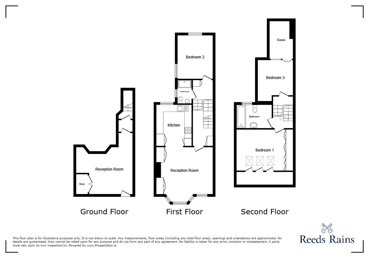Floorplan of 3 bedroom Flat for sale, Medusa Road, London, SE6