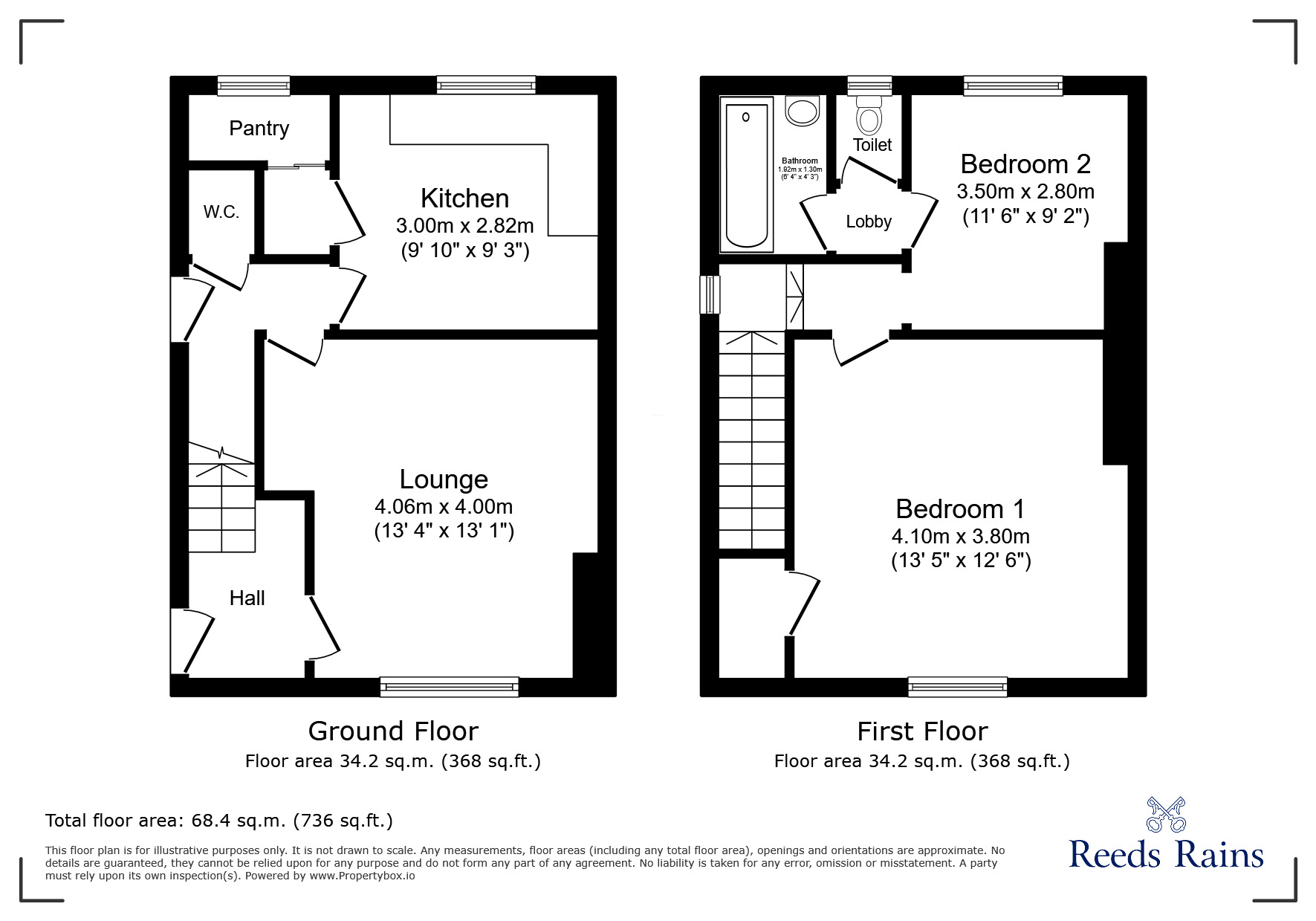 Floorplan of 2 bedroom Semi Detached House for sale, Knapmill Road, London, SE6