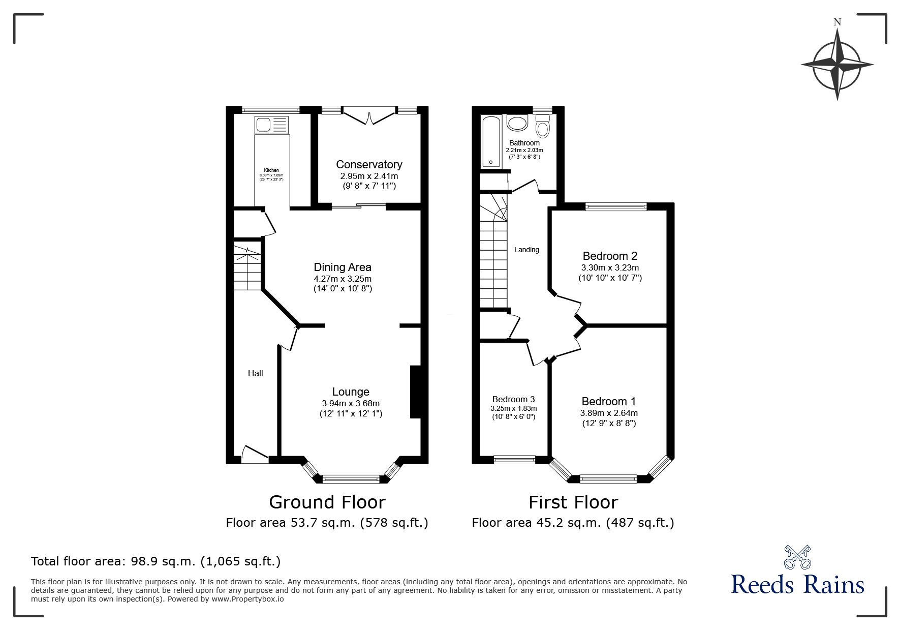 Floorplan of 3 bedroom Semi Detached House for sale, 75 Winlaton Road BR1 5PU