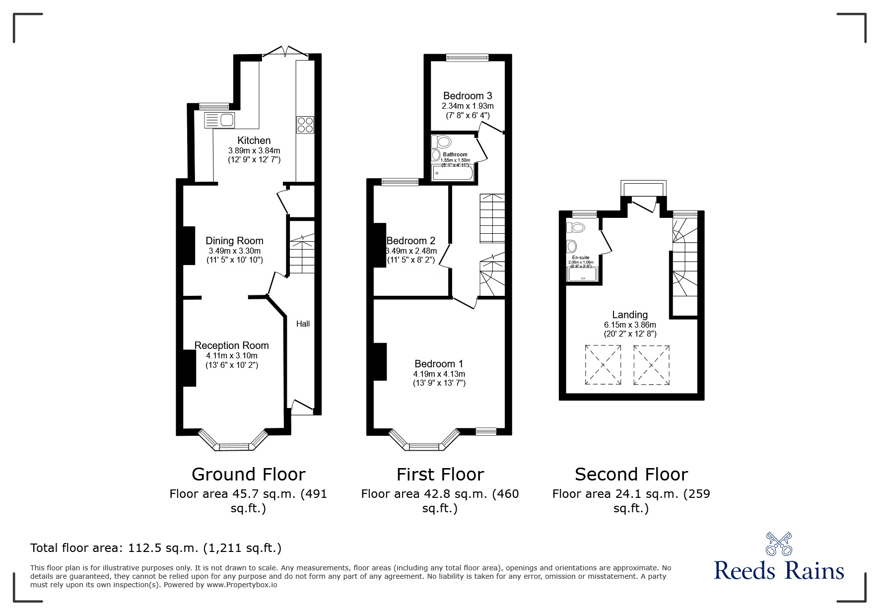 Floorplan of 4 bedroom Mid Terrace House for sale, Bradgate Road, London, SE6