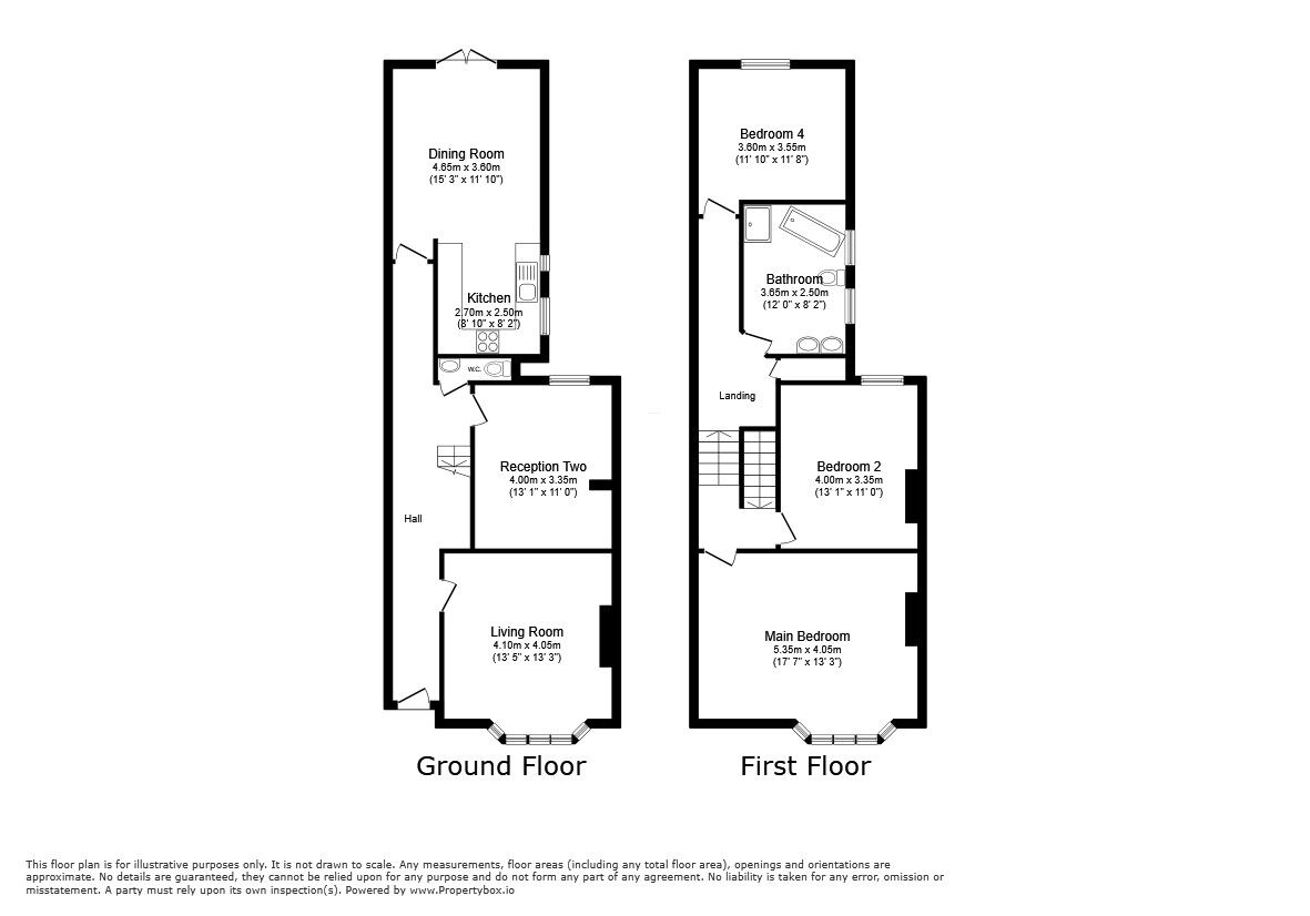 Floorplan of 3 bedroom Mid Terrace House for sale, Northwood Road, London, SE23