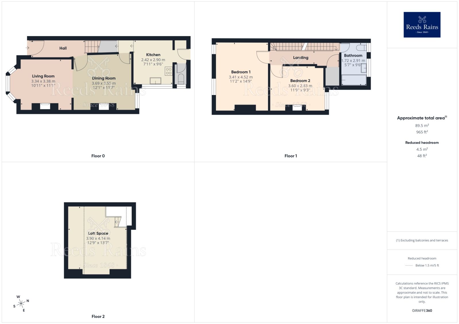 Floorplan of 2 bedroom Mid Terrace House for sale, Wingfield Street, Stretford, Greater Manchester, M32