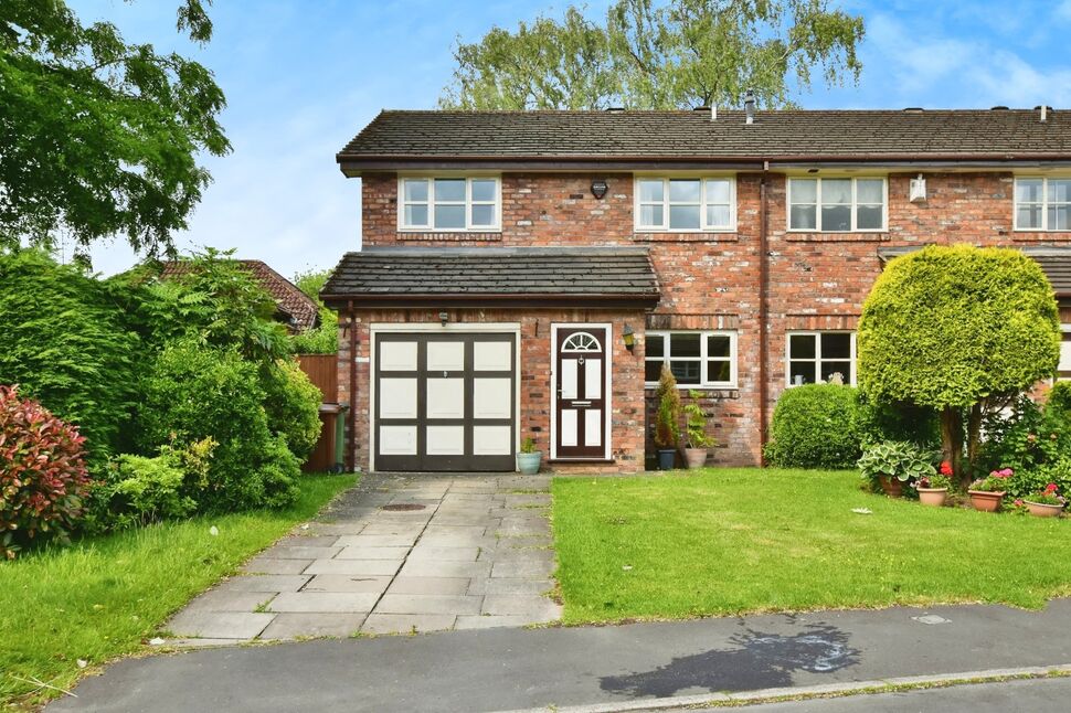 Main image of 3 bedroom End Terrace House for sale, Motcombe Grove, Heald Green, Greater Manchester, SK8