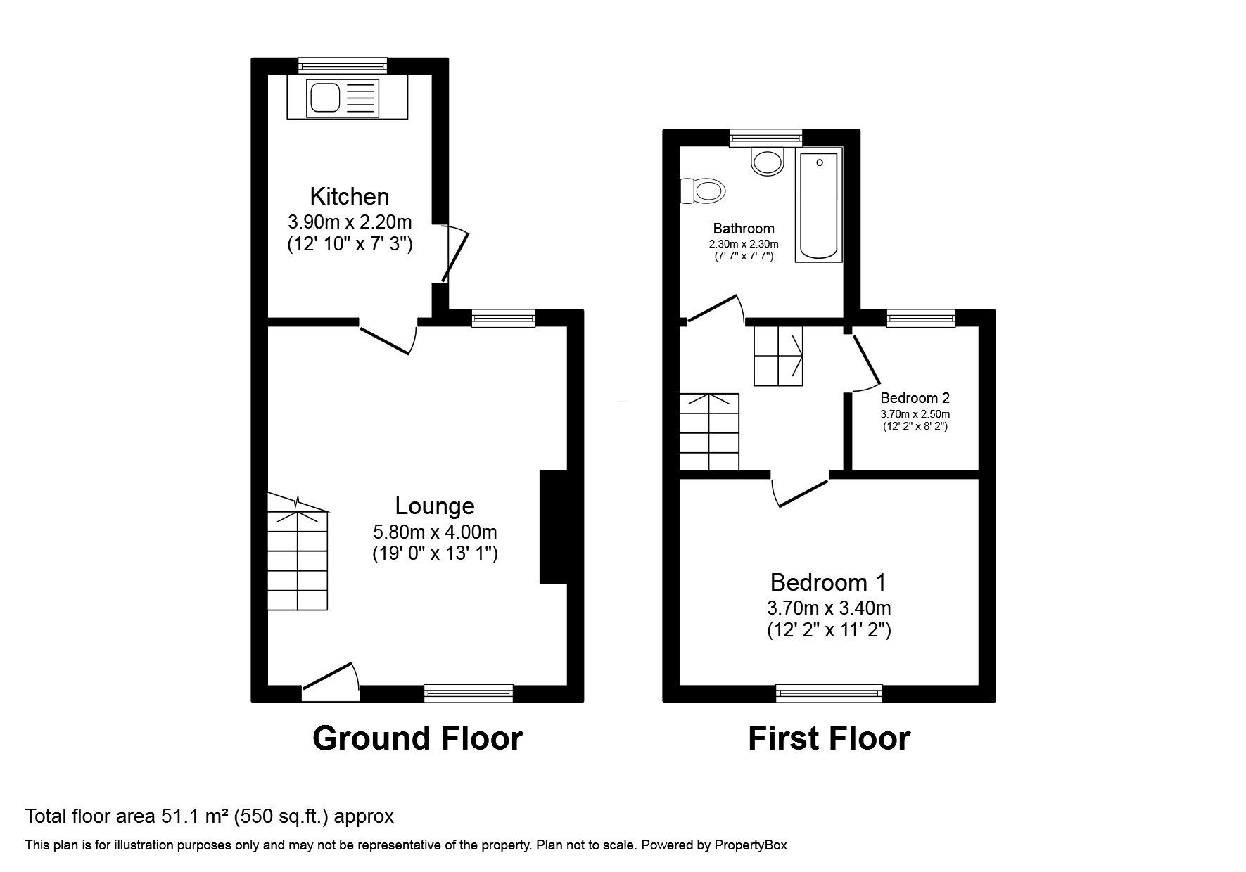 2 bedroom Mid Terrace House for sale, Crescent Road, Cheadle, SK8 £