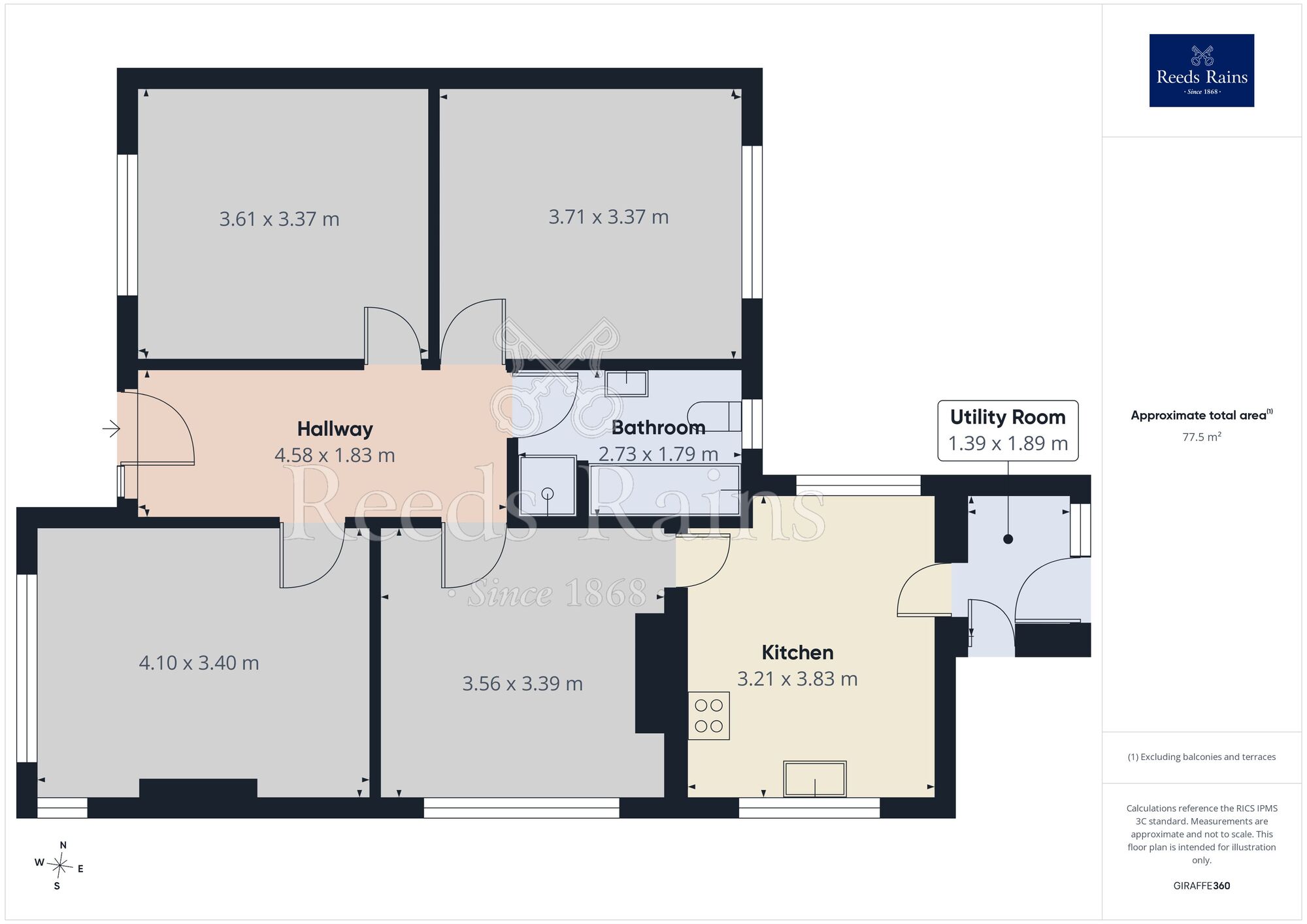 Floorplan of 2 bedroom Detached Bungalow for sale, Adswood Road, Stockport, Greater Manchester, SK3