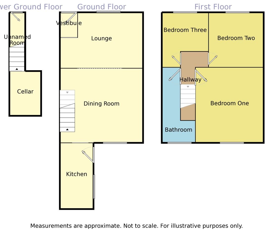 Floorplan of 3 bedroom End Terrace House for sale, Dale Street, Stockport, Cheshire, SK3