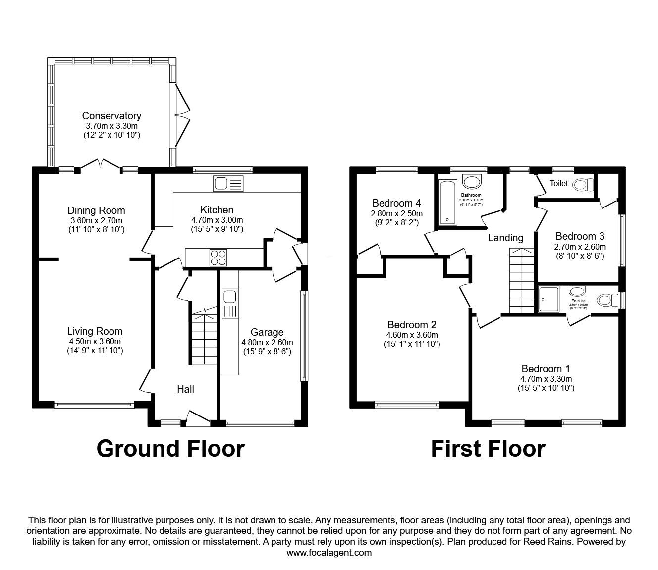 Floorplan of 4 bedroom Detached House for sale, Cringle Drive, Cheadle, Greater Manchester, SK8