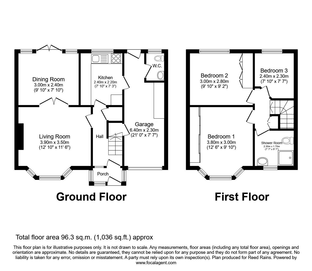 Floorplan of 3 bedroom Semi Detached House for sale, Woking Road, Cheadle Hulme, Greater Manchester, SK8