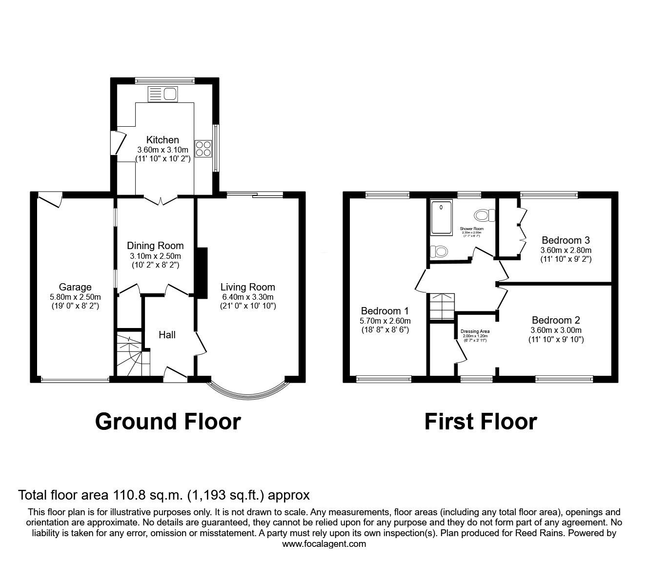 Floorplan of 3 bedroom Semi Detached House for sale, Newboult Road, Cheadle, Greater Manchester, SK8
