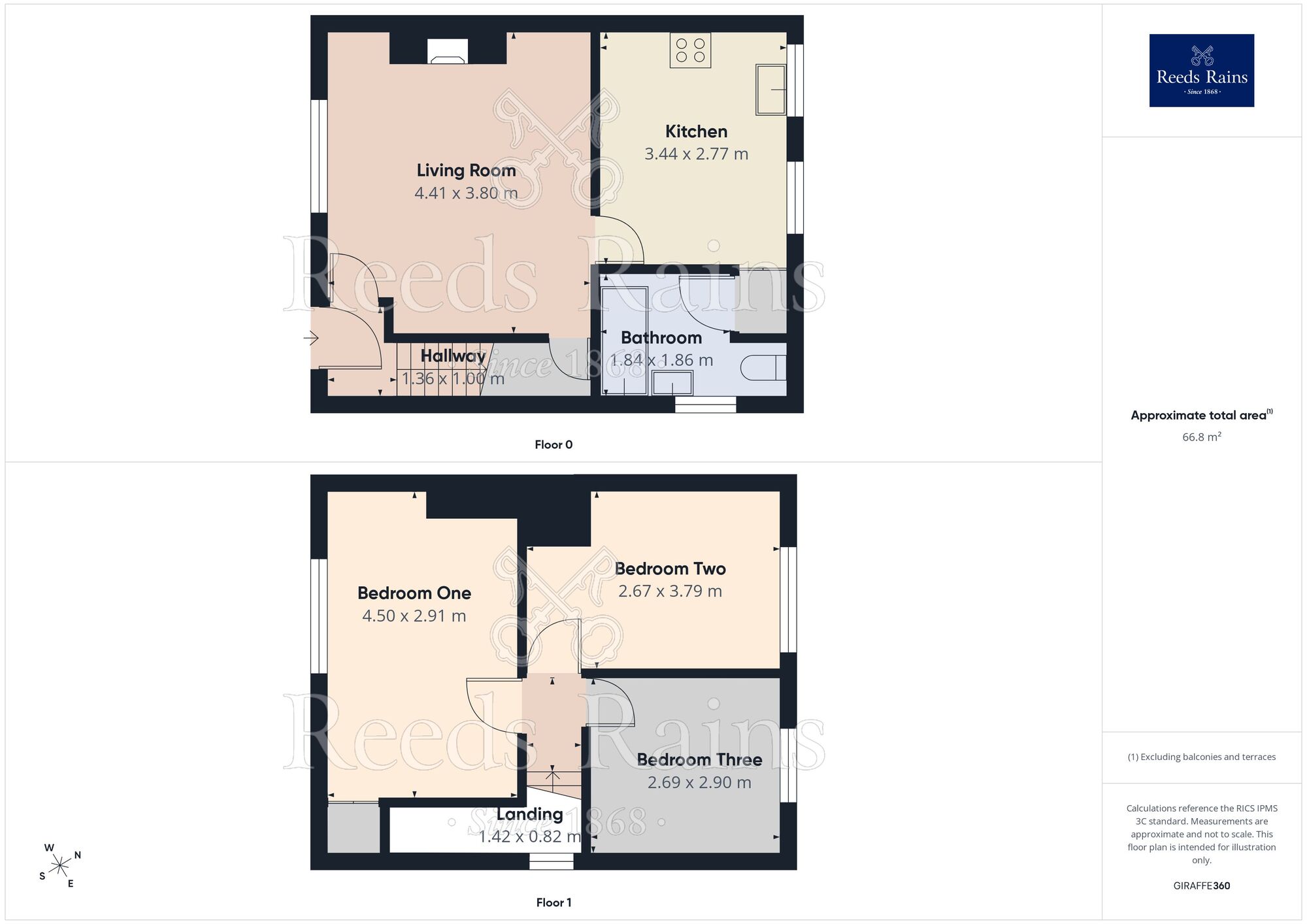 Floorplan of 3 bedroom Semi Detached House for sale, Barnfield Road West, Stockport, Greater Manchester, SK3