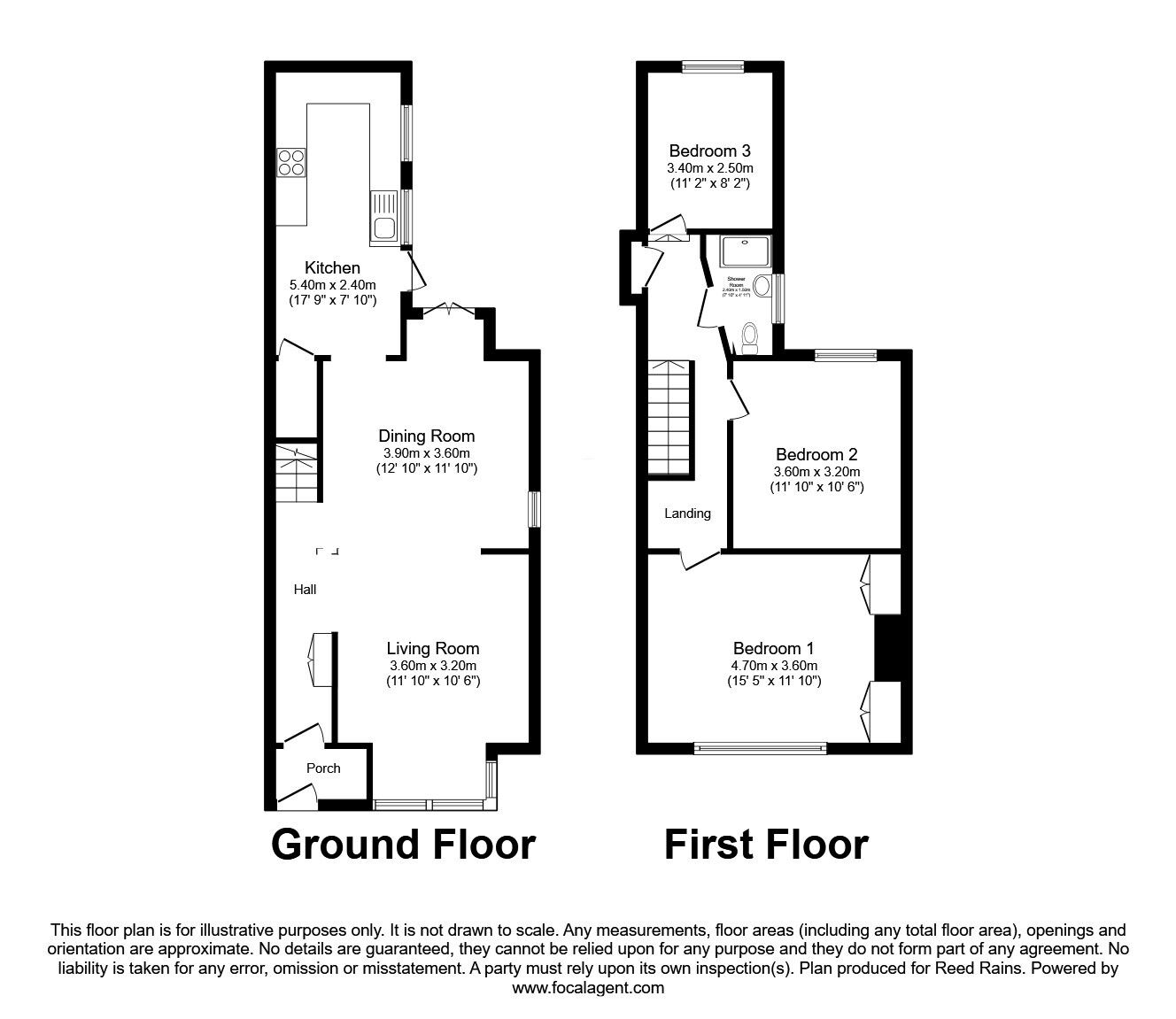 Floorplan of 3 bedroom Semi Detached House for sale, Newboult Road, Cheadle, Greater Manchester, SK8