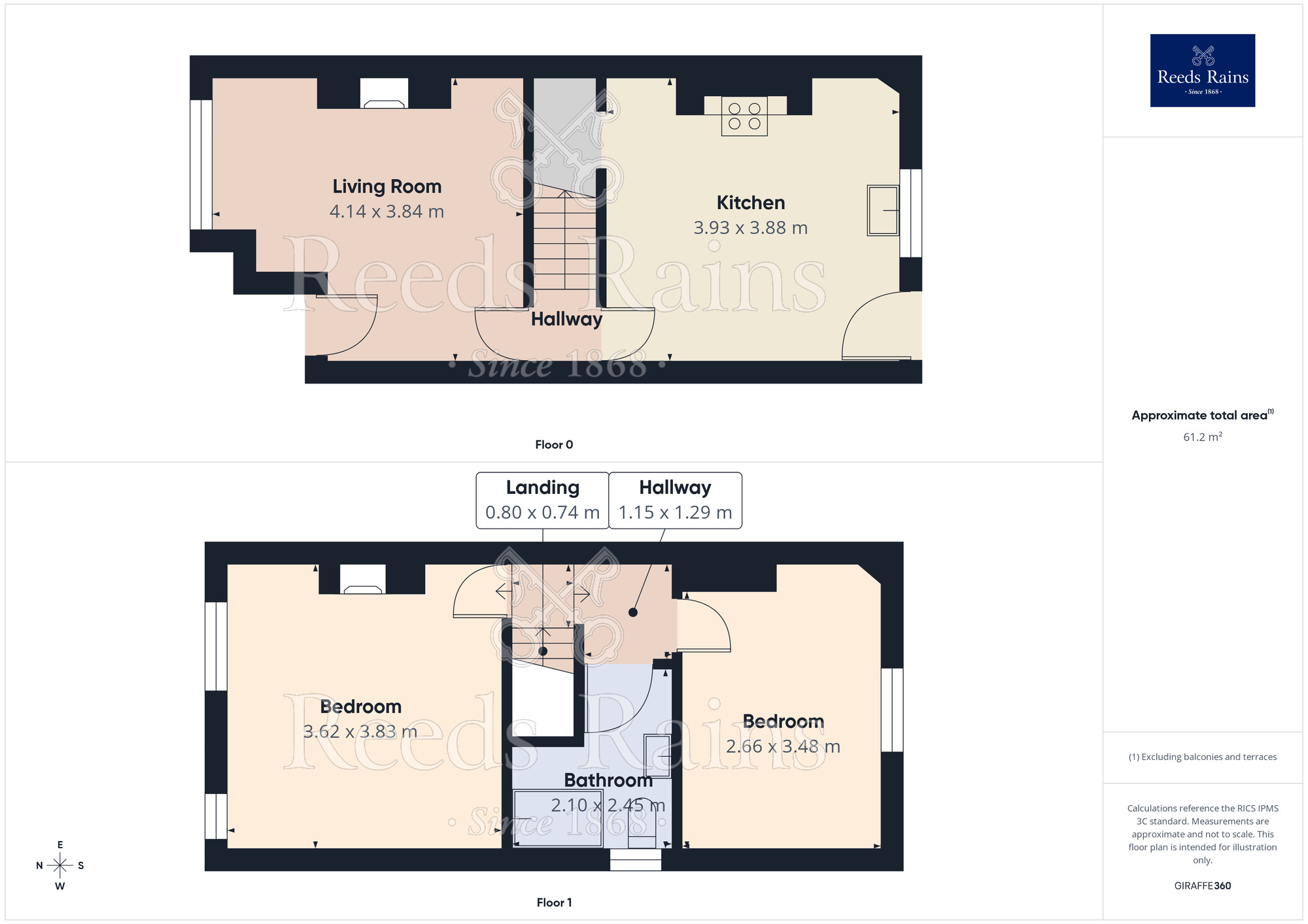 Floorplan of 2 bedroom End Terrace House to rent, Stockport Road, Cheadle, Greater Manchester, SK8