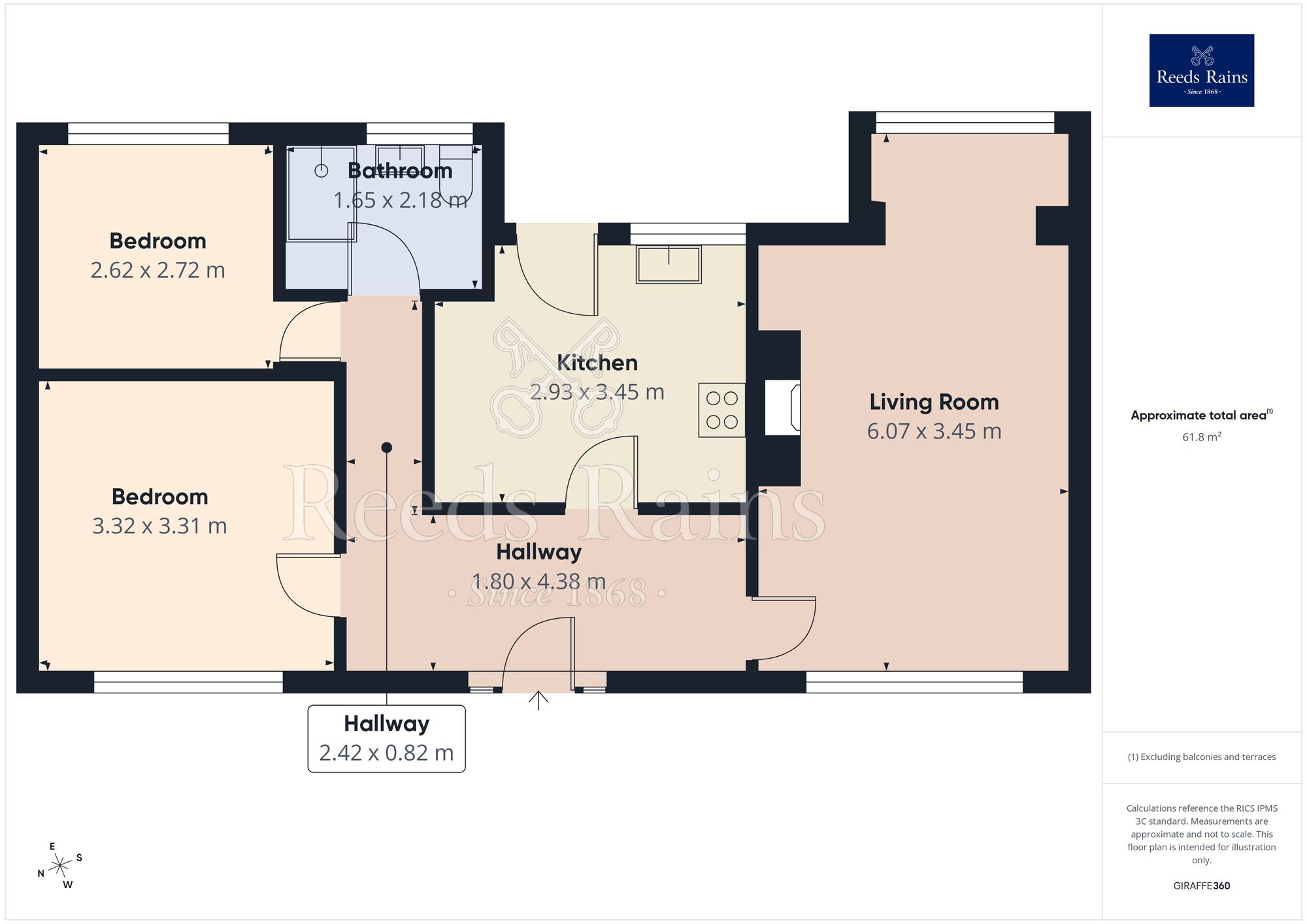 Floorplan of 2 bedroom Detached Bungalow for sale, Carrfield Avenue, Stockport, Greater Manchester, SK3