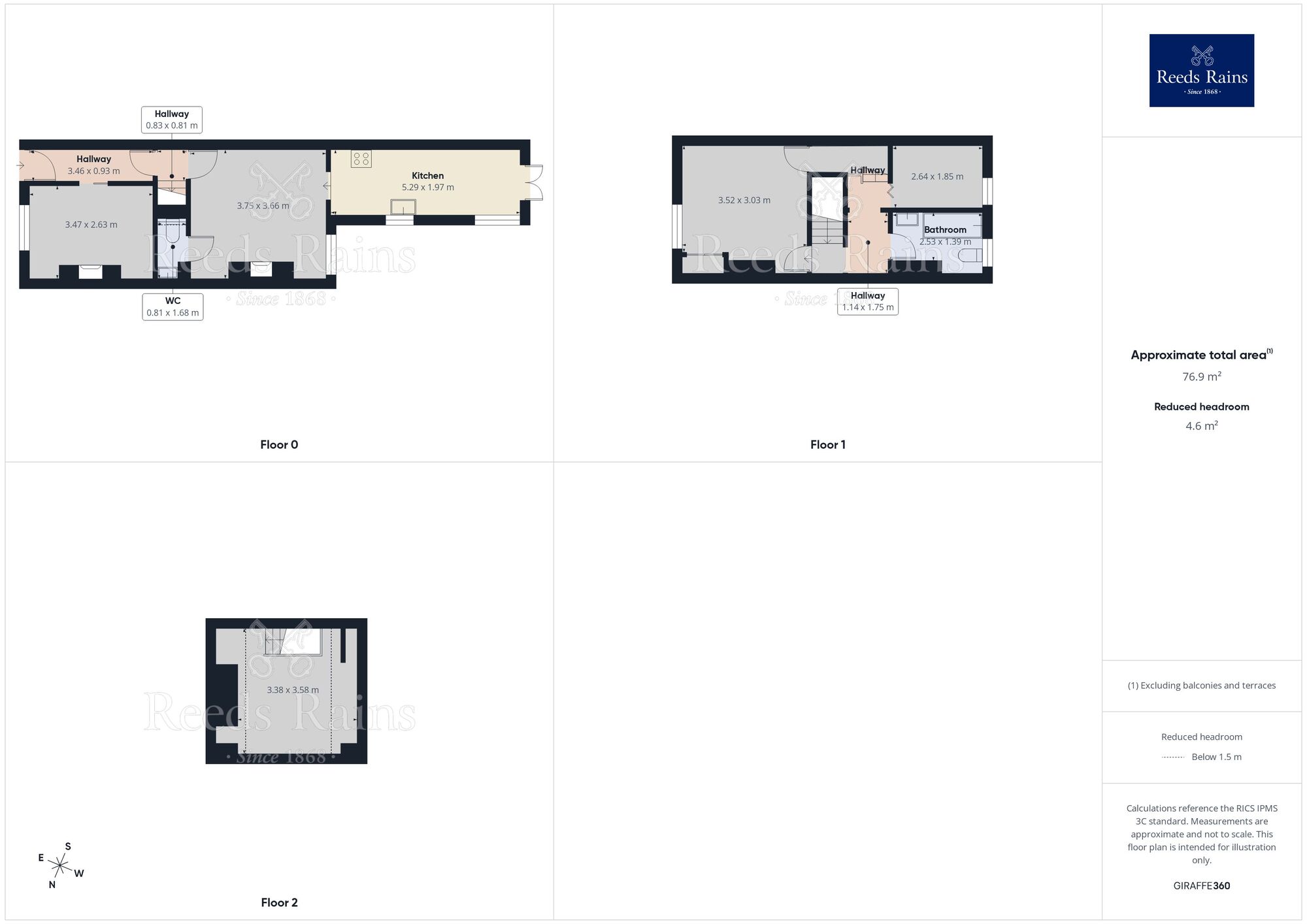Floorplan of 2 bedroom Mid Terrace House for sale, Birchfield Road, Stockport, Greater Manchester, SK3