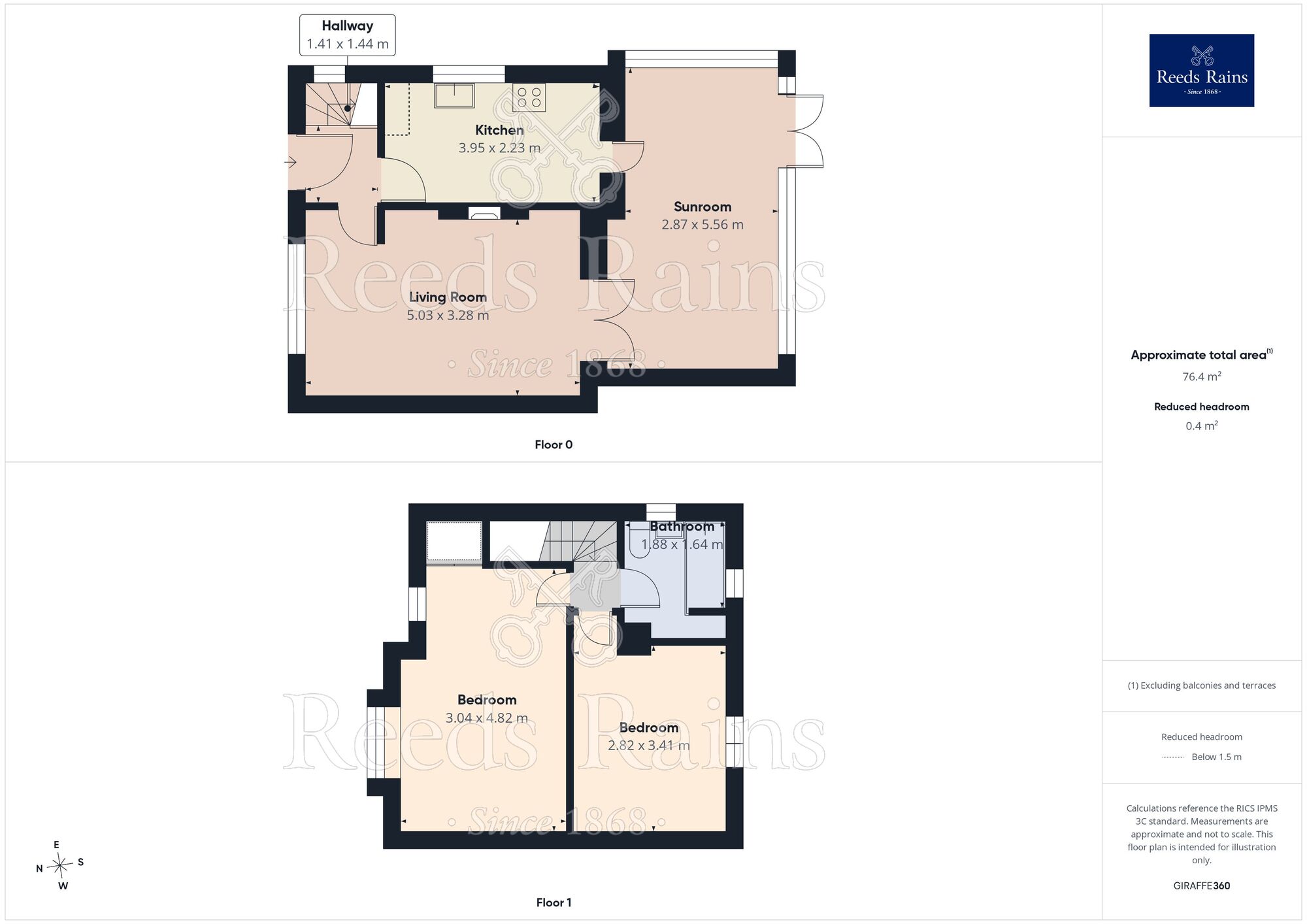 Floorplan of 2 bedroom Semi Detached House for sale, Tennyson Road, Cheadle, Stockport, SK8
