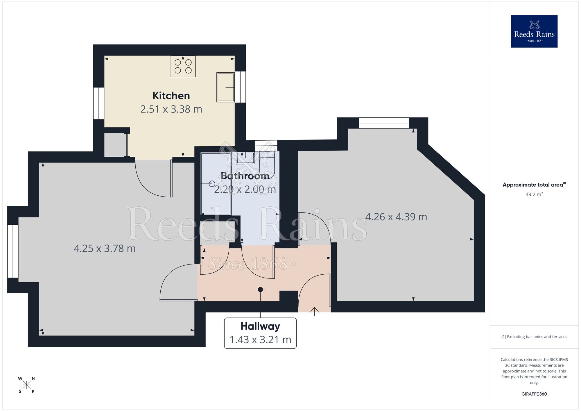 Floorplan of 1 bedroom Flat for sale, Albert Road, Cheadle Hulme, Greater Manchester, SK8