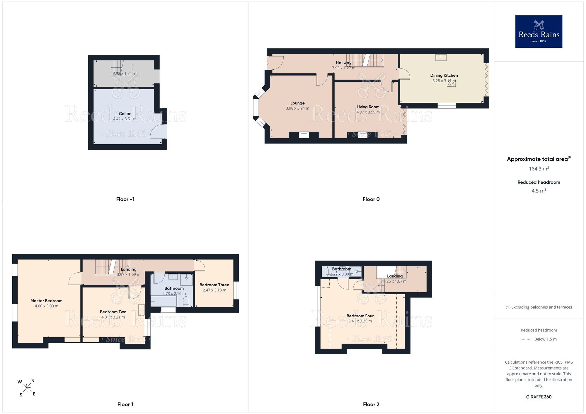 Floorplan of 4 bedroom Mid Terrace House for sale, Cheadle Road, Cheadle Hulme, Greater Manchester, SK8