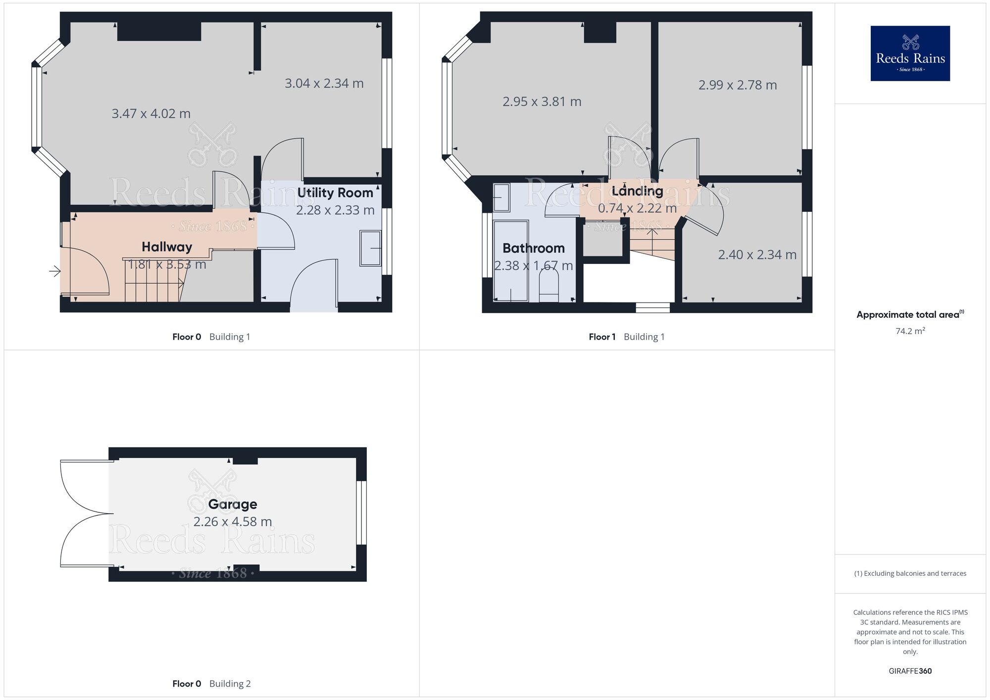 Floorplan of 3 bedroom Semi Detached House for sale, Arundel Road, Cheadle Hulme, Greater Manchester, SK8