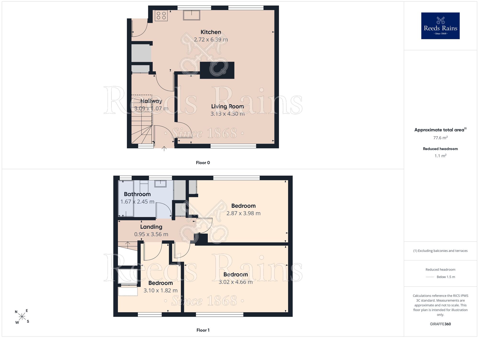 Floorplan of 3 bedroom Mid Terrace House for sale, Portway, Manchester, Greater Manchester, M22