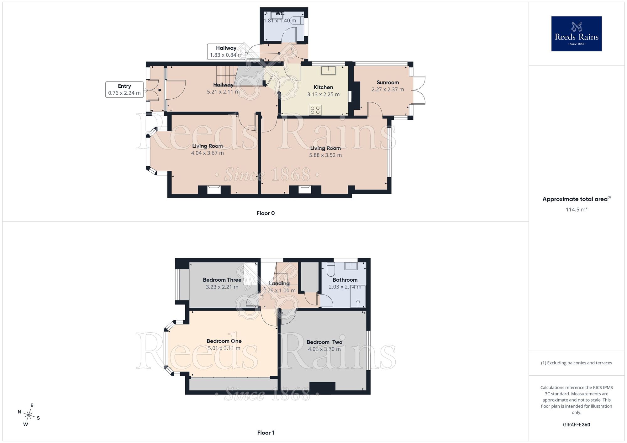 Floorplan of 3 bedroom Semi Detached House for sale, Dawson Road, Heald Green, Greater Manchester, SK8