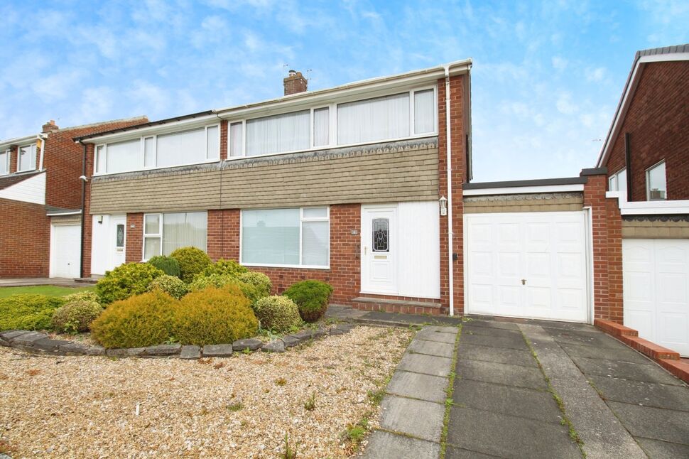 Main image of 3 bedroom Semi Detached House for sale, Alderney Gardens, Chapel House, Newcastle Upon Tyne, NE5