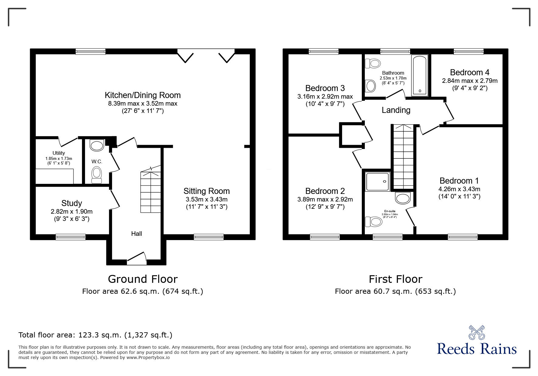 Floorplan of 4 bedroom Detached House for sale, Glade Drive, Newcastle upon Tyne, Tyne and Wear, NE15