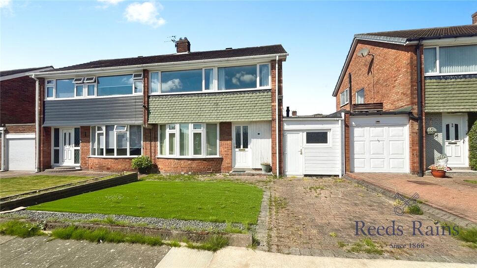 Main image of 3 bedroom Semi Detached House for sale, Aisgill Drive, Newcastle upon Tyne, Tyne and Wear, NE5