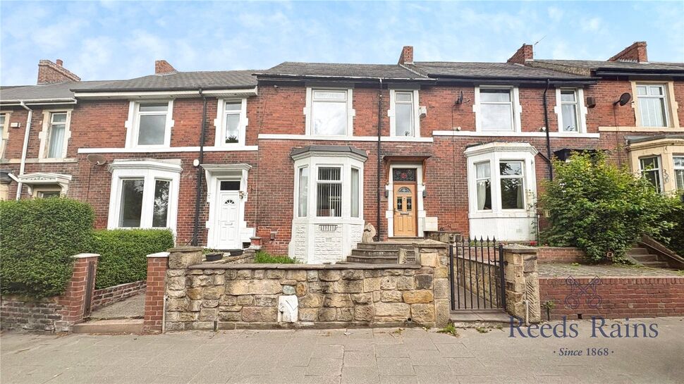 Main image of 2 bedroom Mid Terrace House for sale, Northumberland Road, Lemington, Tyne and Wear, NE15