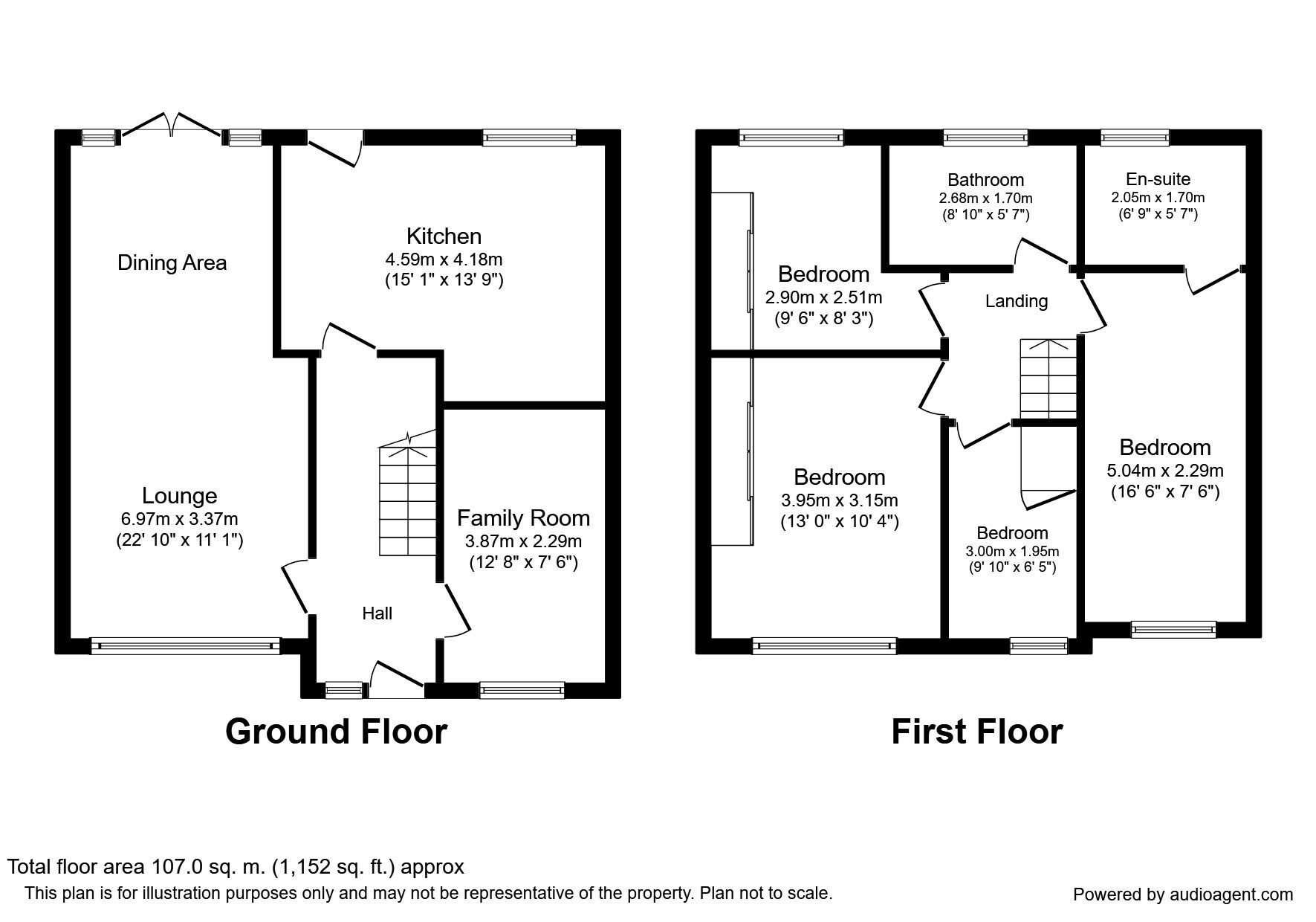 Floorplan of 4 bedroom Mid Terrace House for sale, Histon Court, Newcastle upon Tyne, Tyne and Wear, NE5