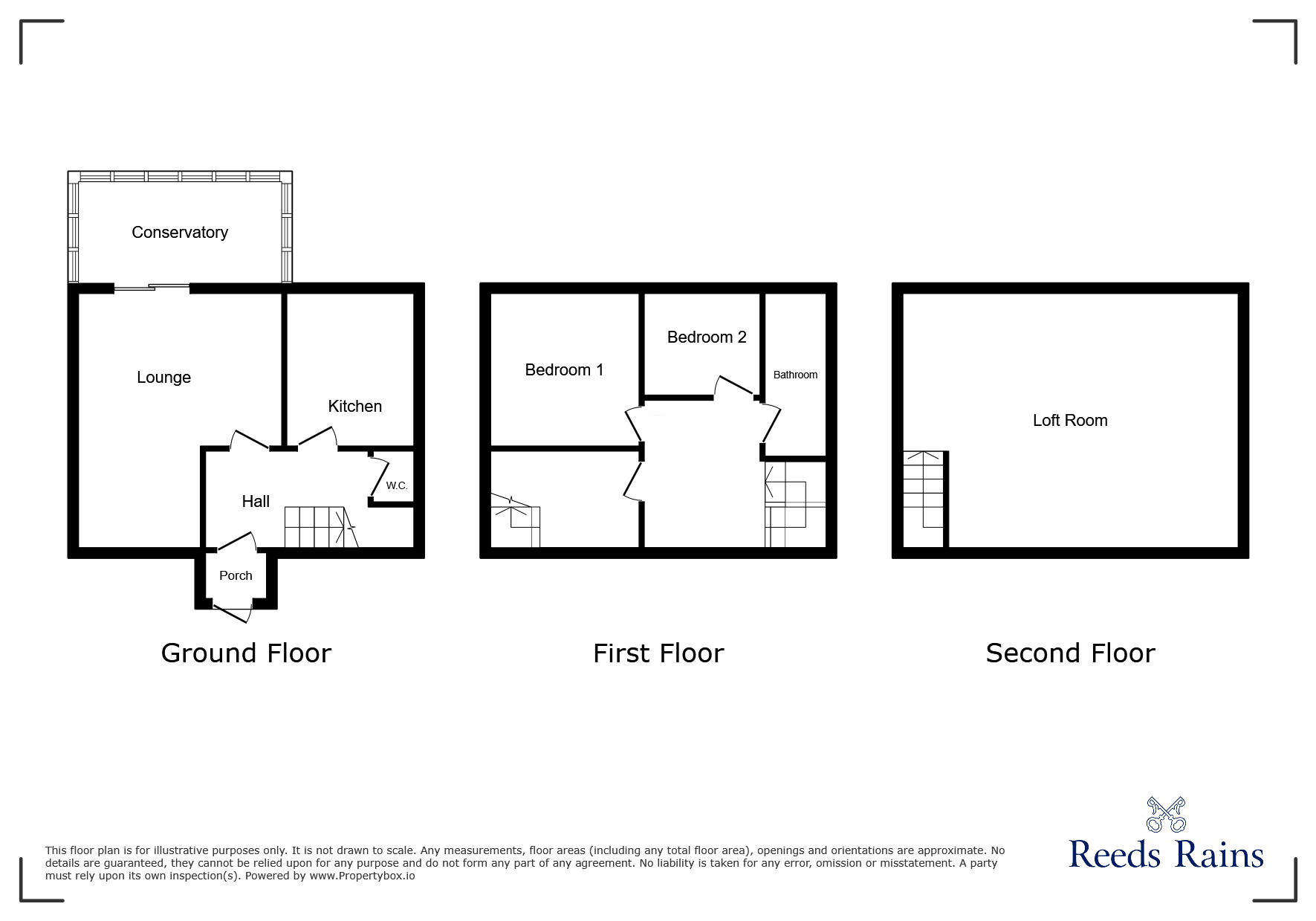 Floorplan of 3 bedroom Semi Detached House for sale, Greenlaw, Newcastle upon Tyne, Tyne and Wear, NE5