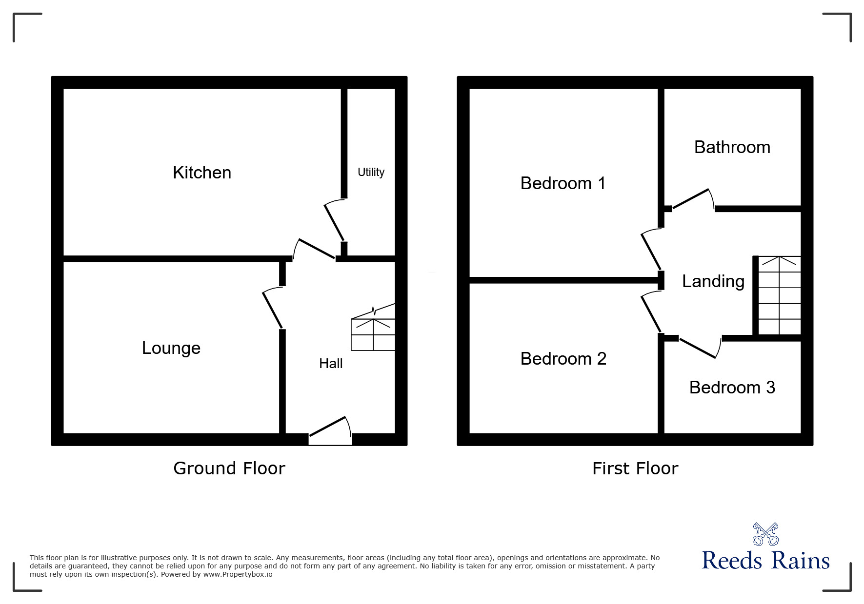 Floorplan of 3 bedroom Semi Detached House for sale, Broomy Hill Road, Newcastle upon Tyne, Tyne and Wear, NE15