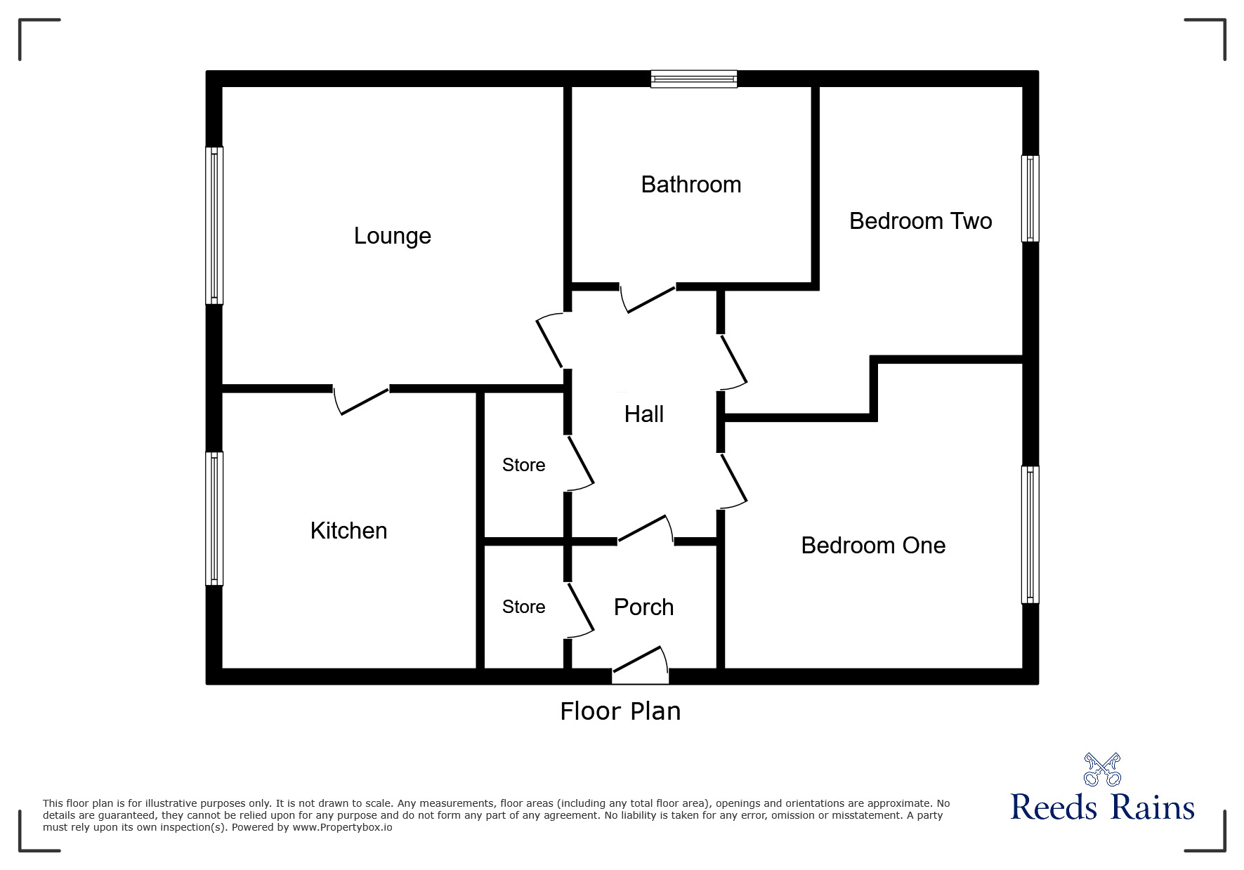 Floorplan of 2 bedroom  Flat to rent, Hawthorn Close, Newcastle Upon Tyne, NE15